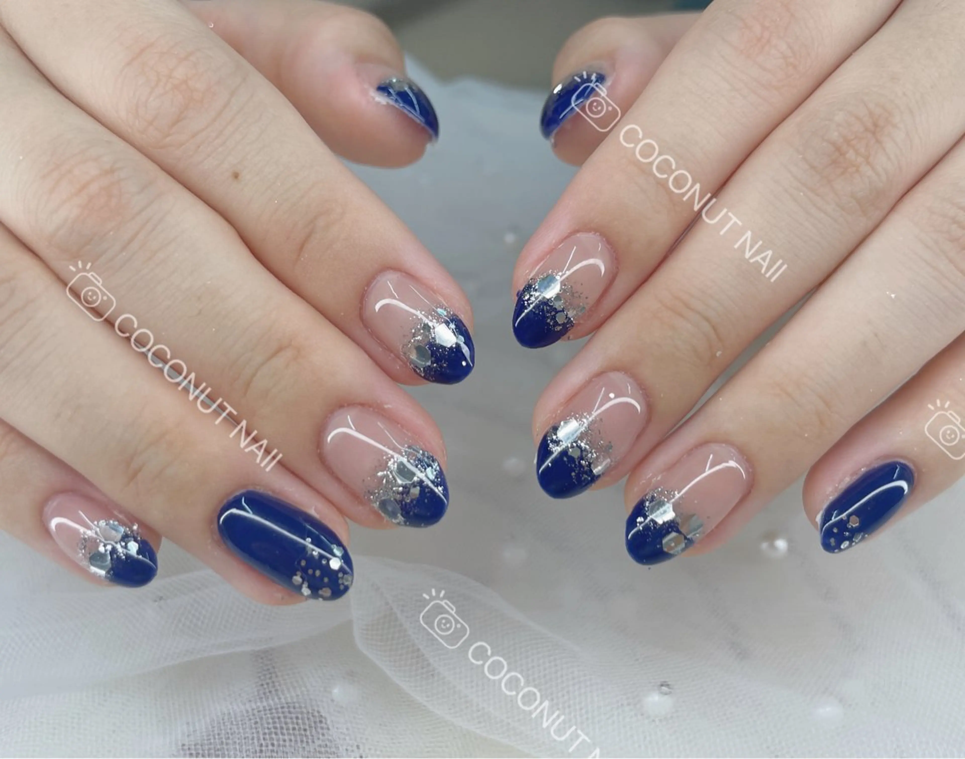 ネイル ハンドネイル 神田 ココナッツのネイルデザイン
