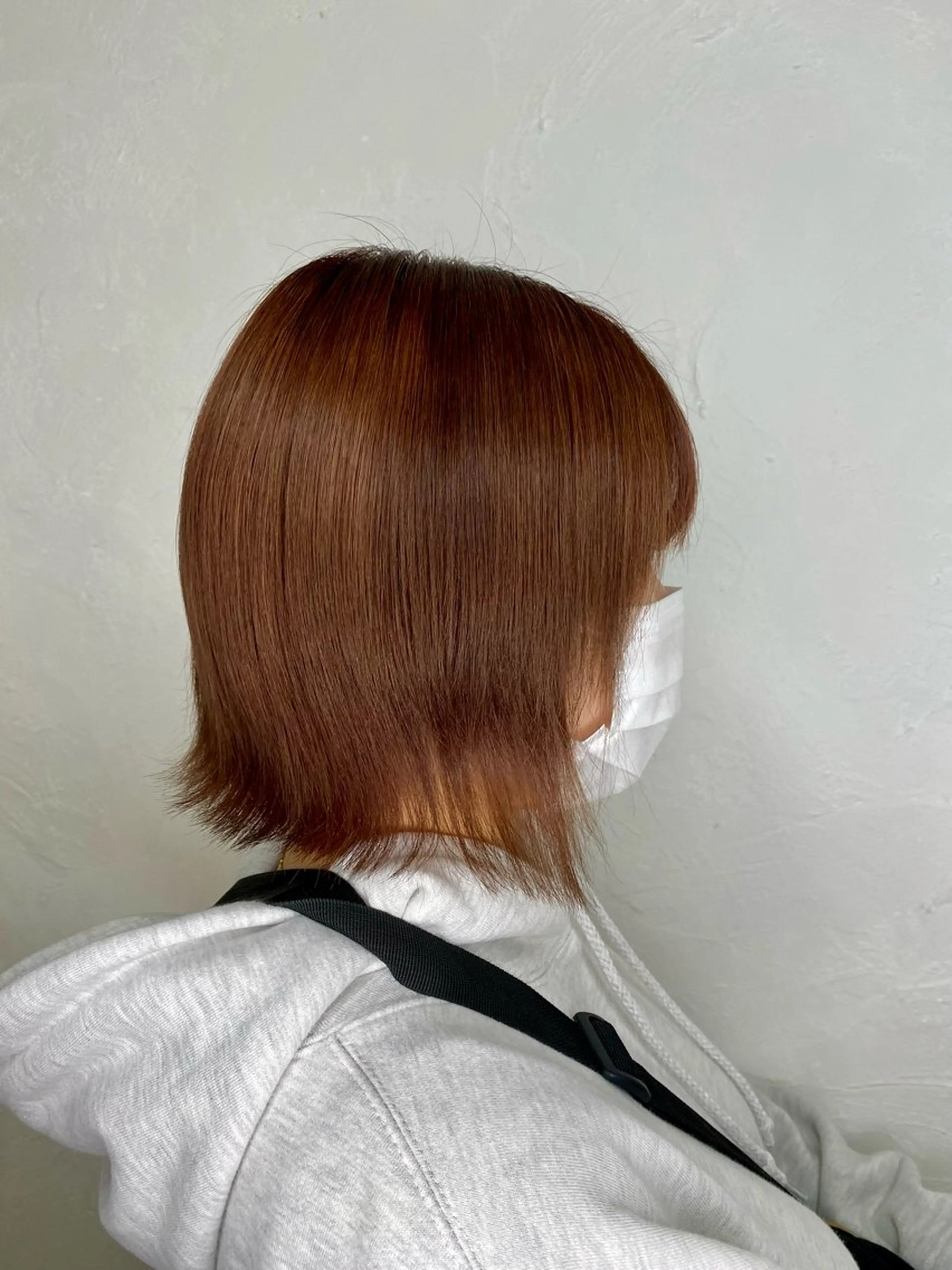 ミディアム ボブ 北川 飛瑶のヘアスタイル