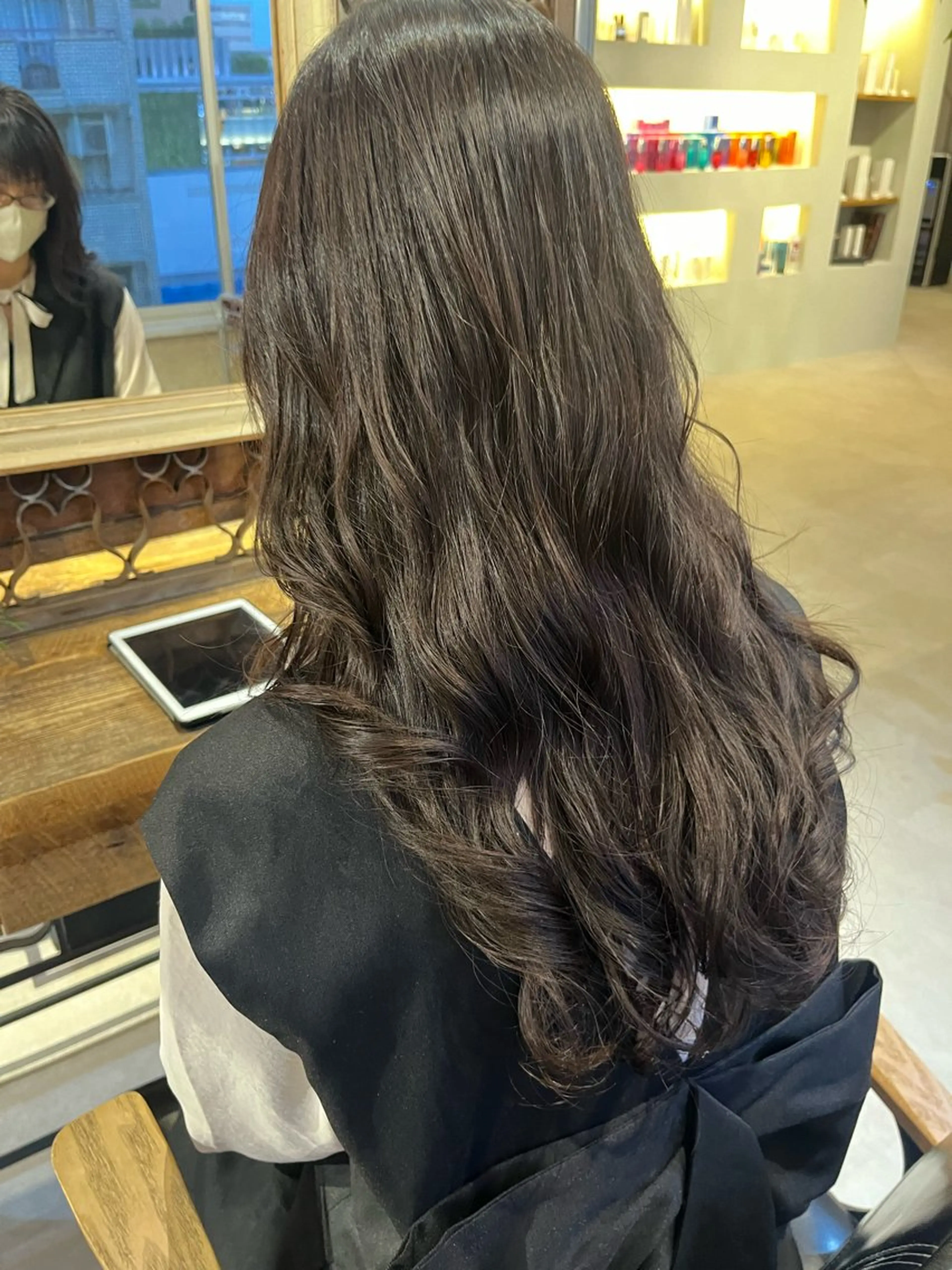 ロング パーマ デジタルパーマ カット パーマ スタジオノル パーマ🌀あやなのヘアスタイル