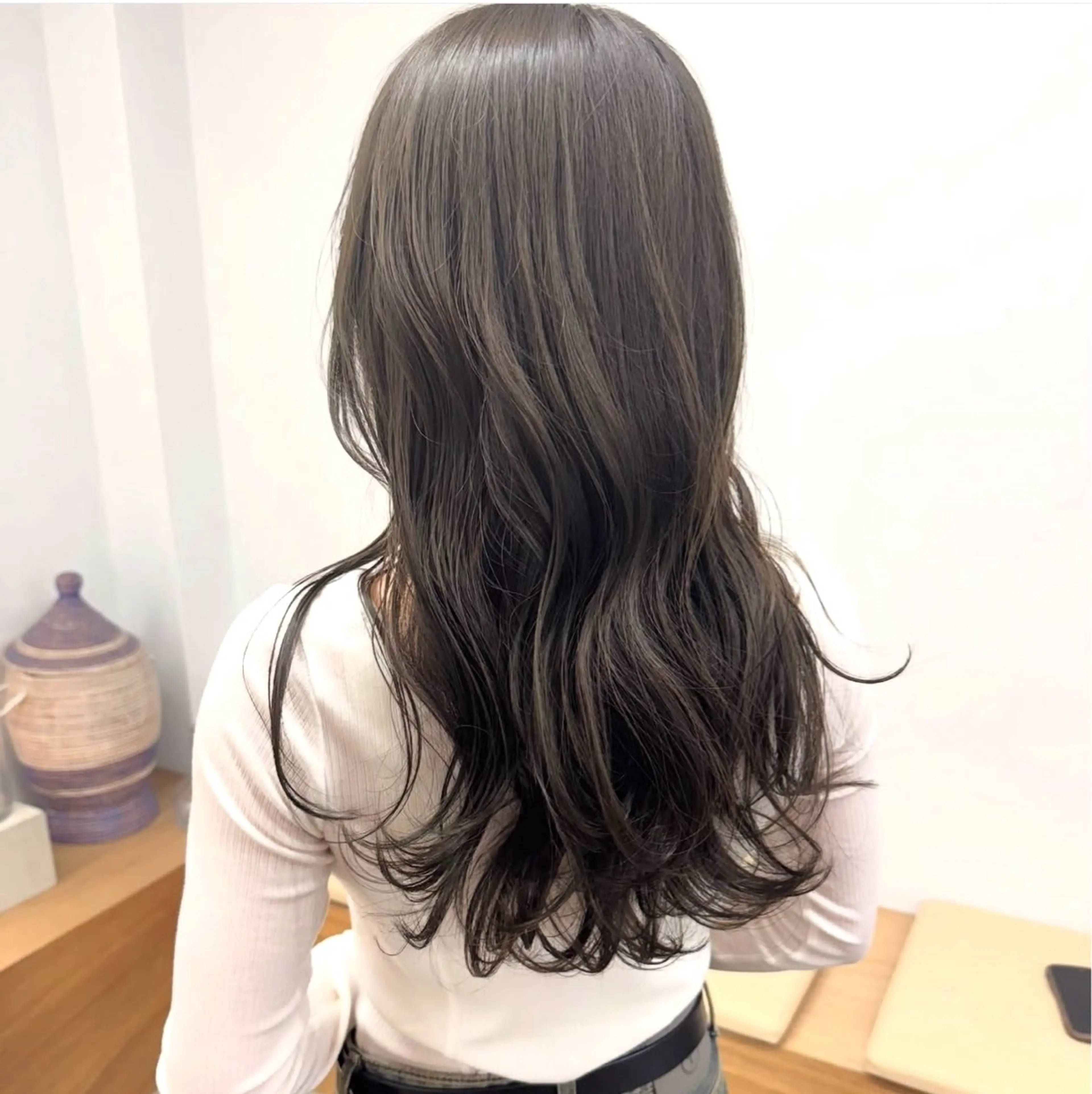 セミロング カラー ヘアカラー 坂本 圭太朗のヘアスタイル