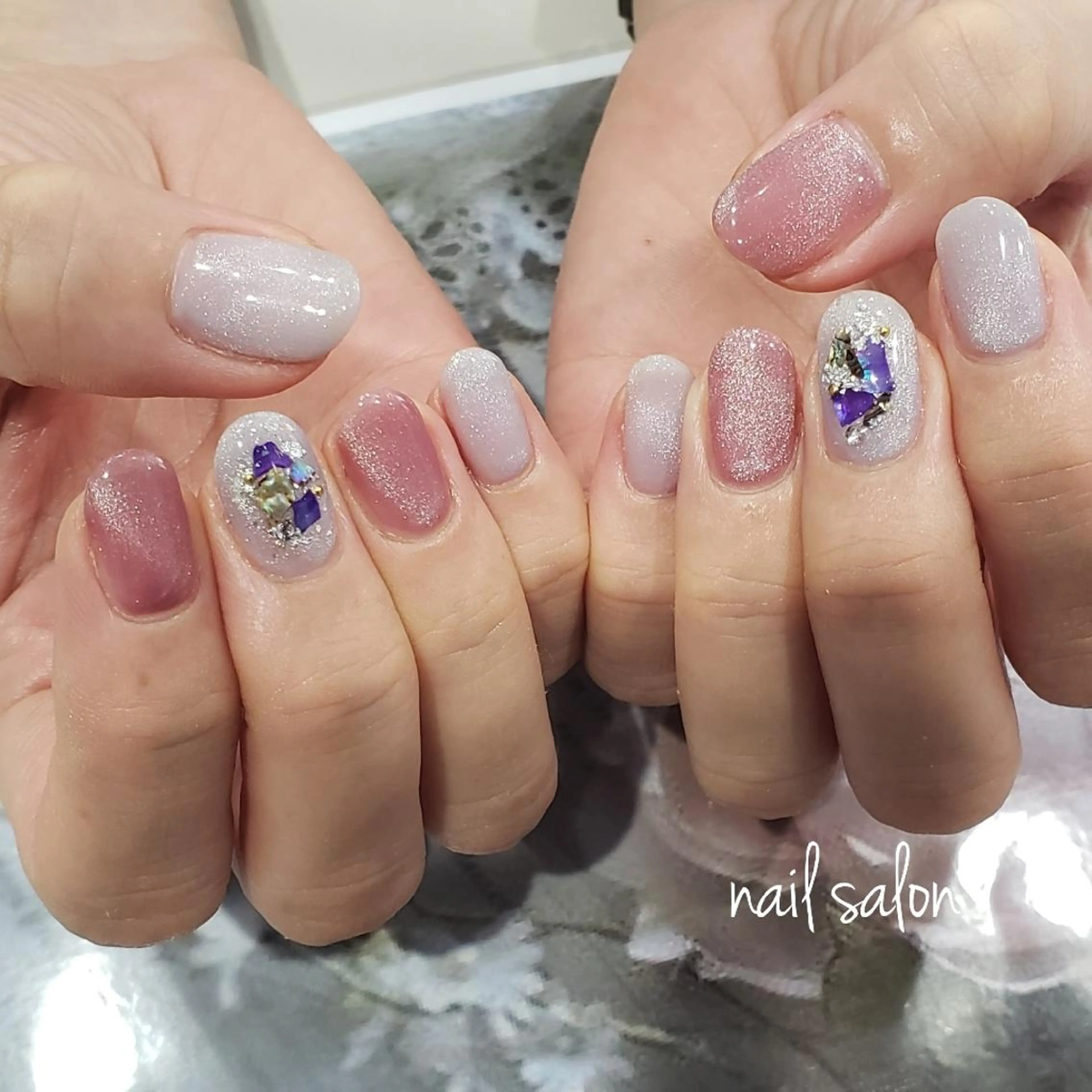 ネイル アートネイル マグネットネイル nail salon Dio所属・Nail salon Dioのネイルデザイン