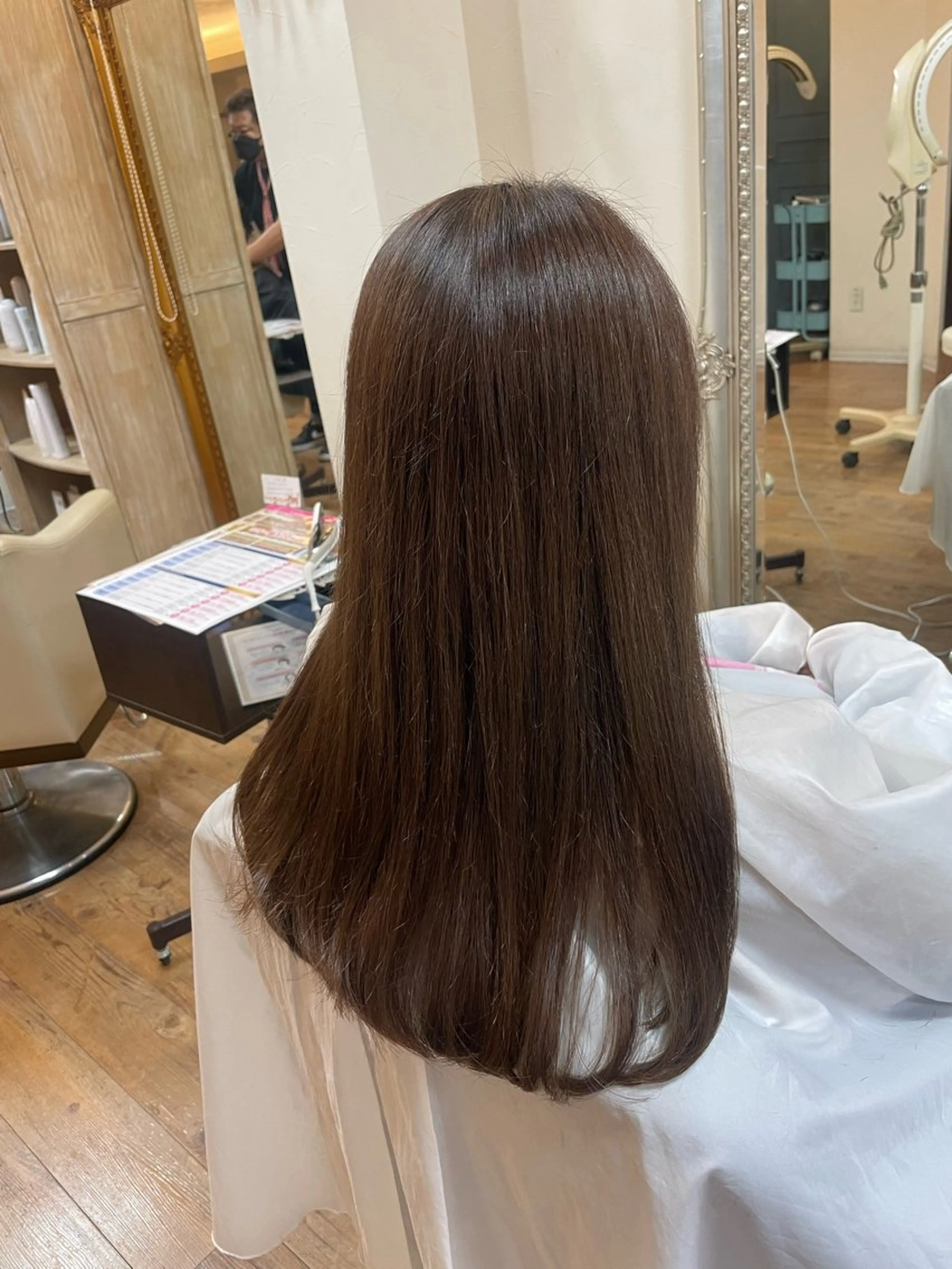 ロング やまもと かのんのヘアスタイル