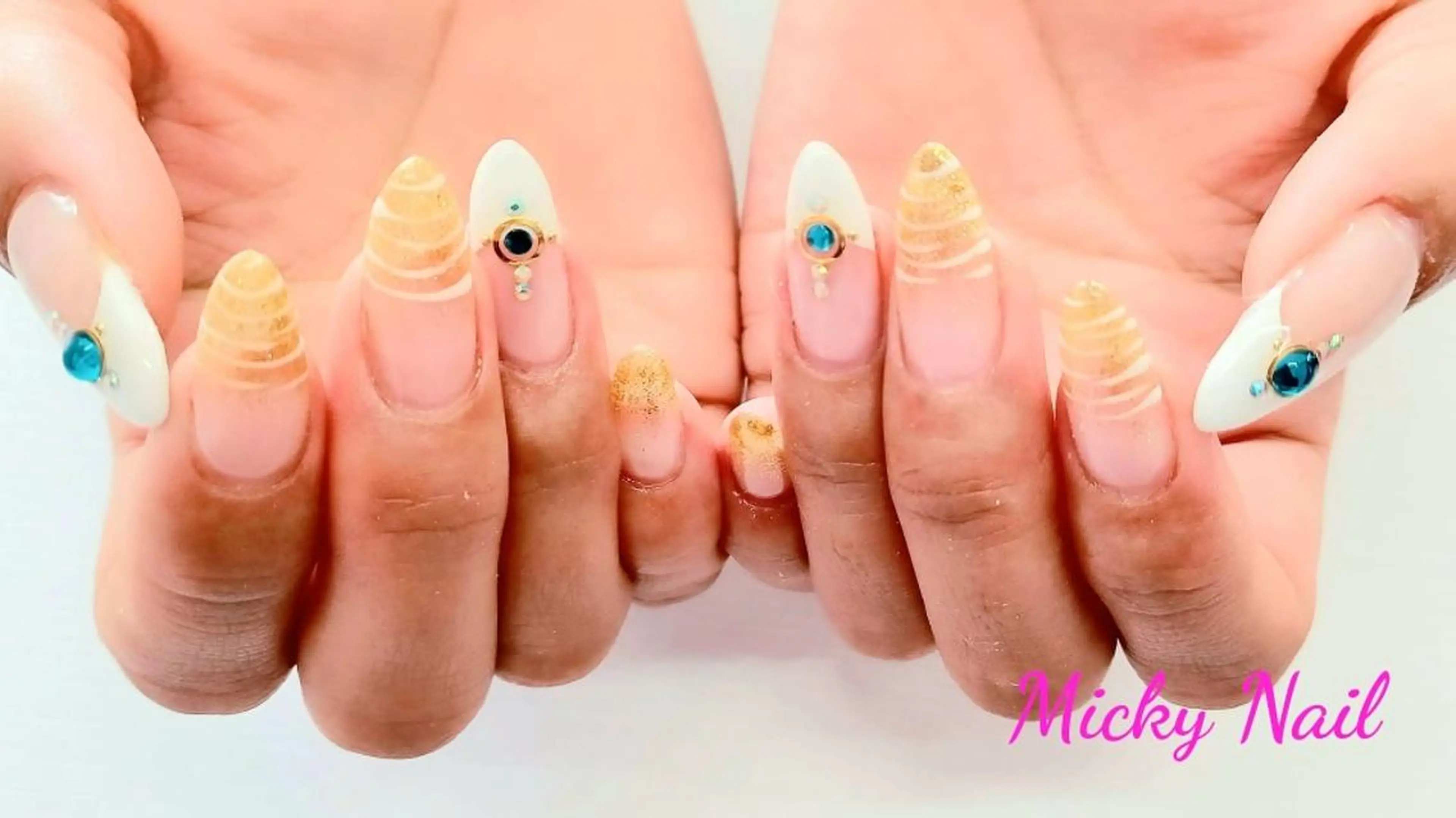 ネイル 春ネイル Micky nail chikushinoのネイルデザイン