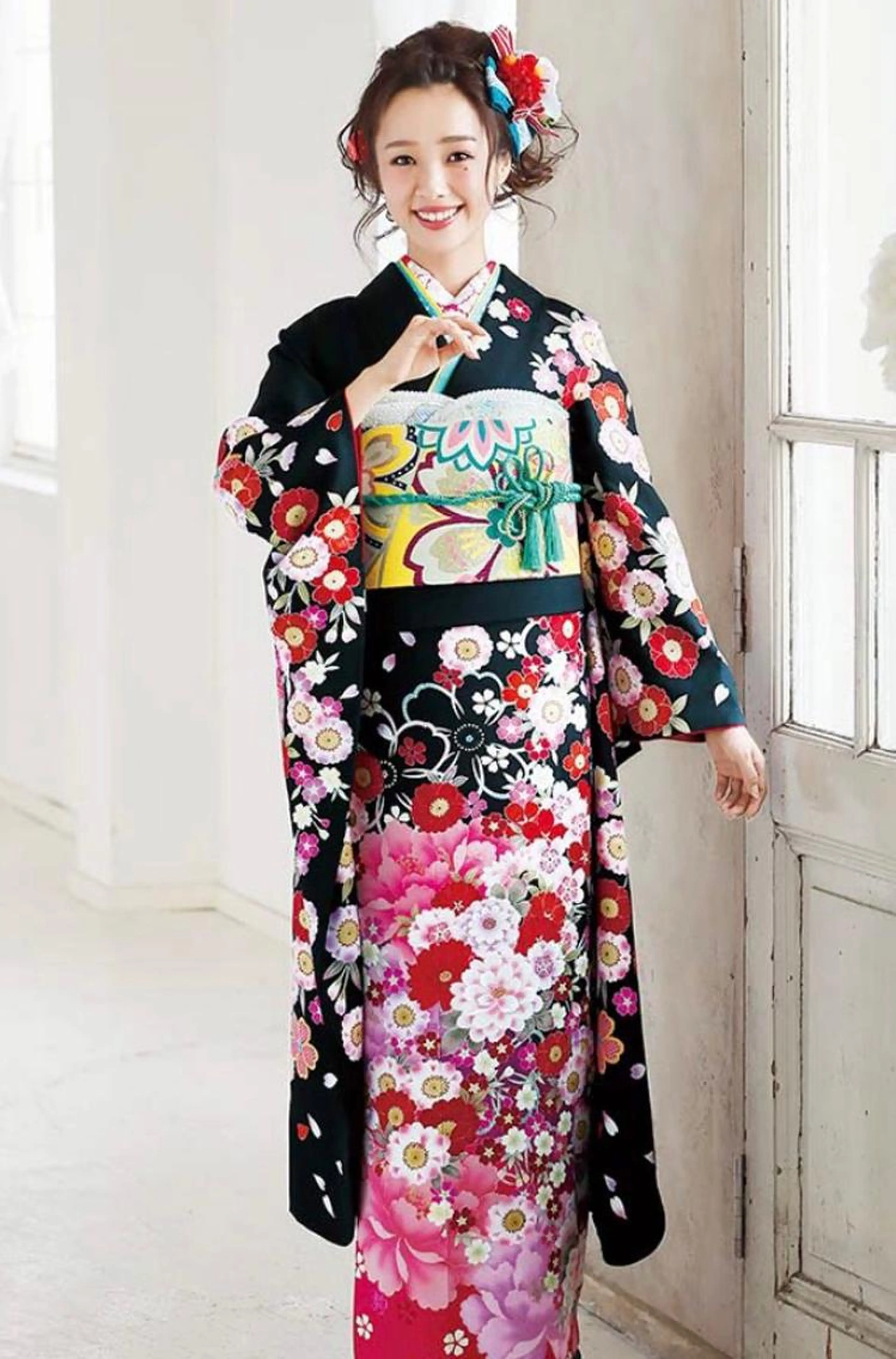 🌱成人式✨ヘア ＋着付けの写真