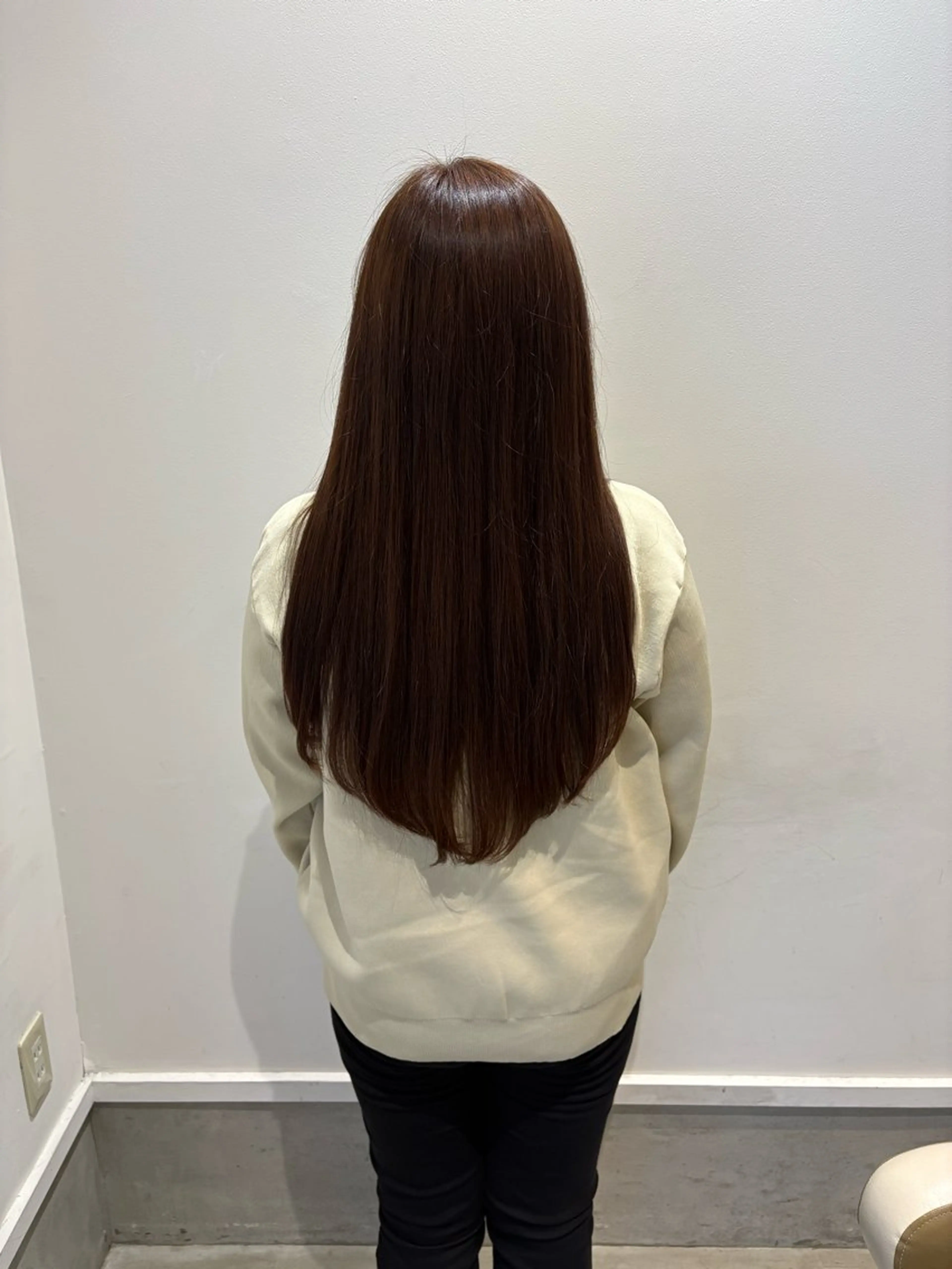 ロング ロング カット ヘアカラー 折本 沙織のヘアスタイル