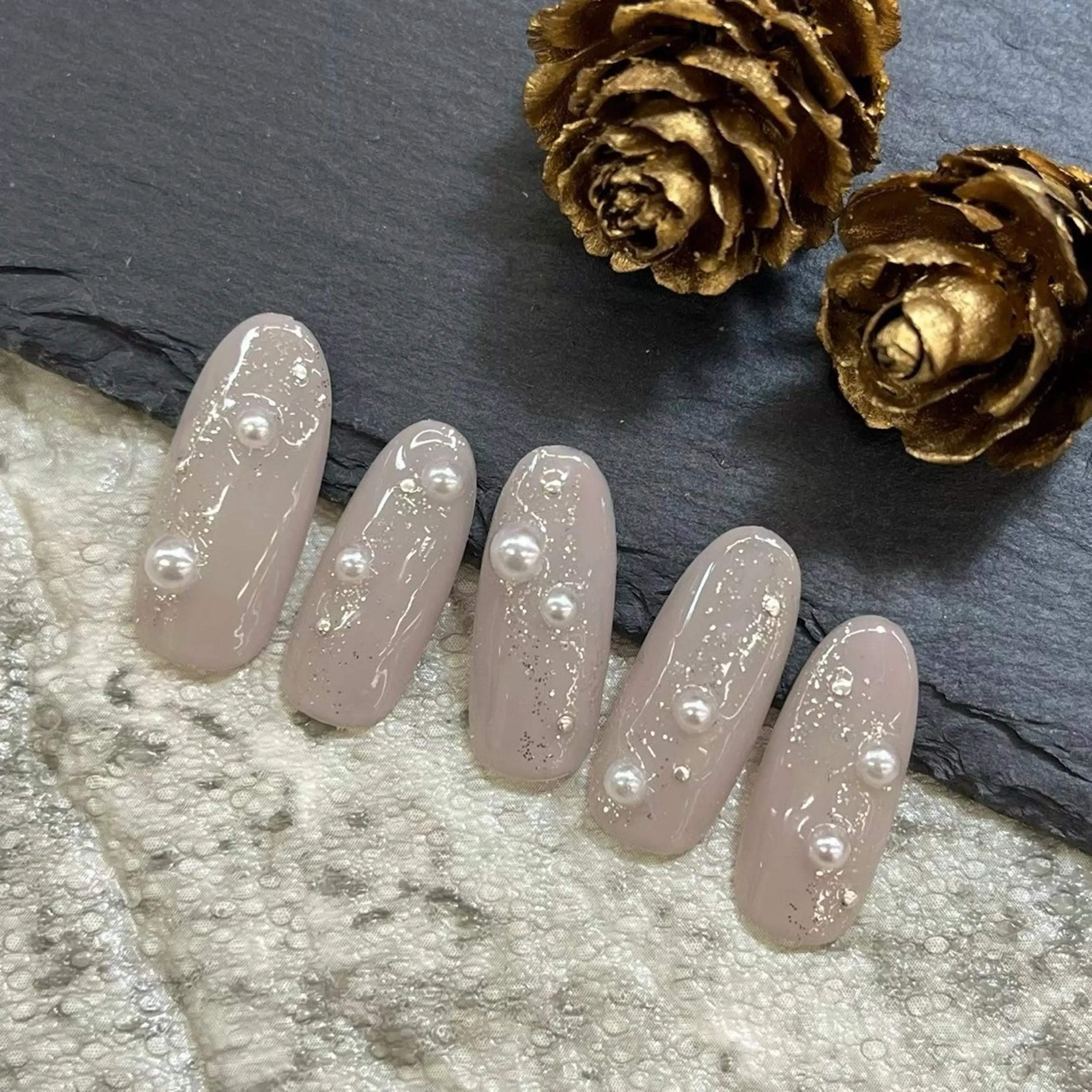 ネイル ⭐︎休業中の練習⭐︎ JNA認定講師髙橋のネイルデザイン