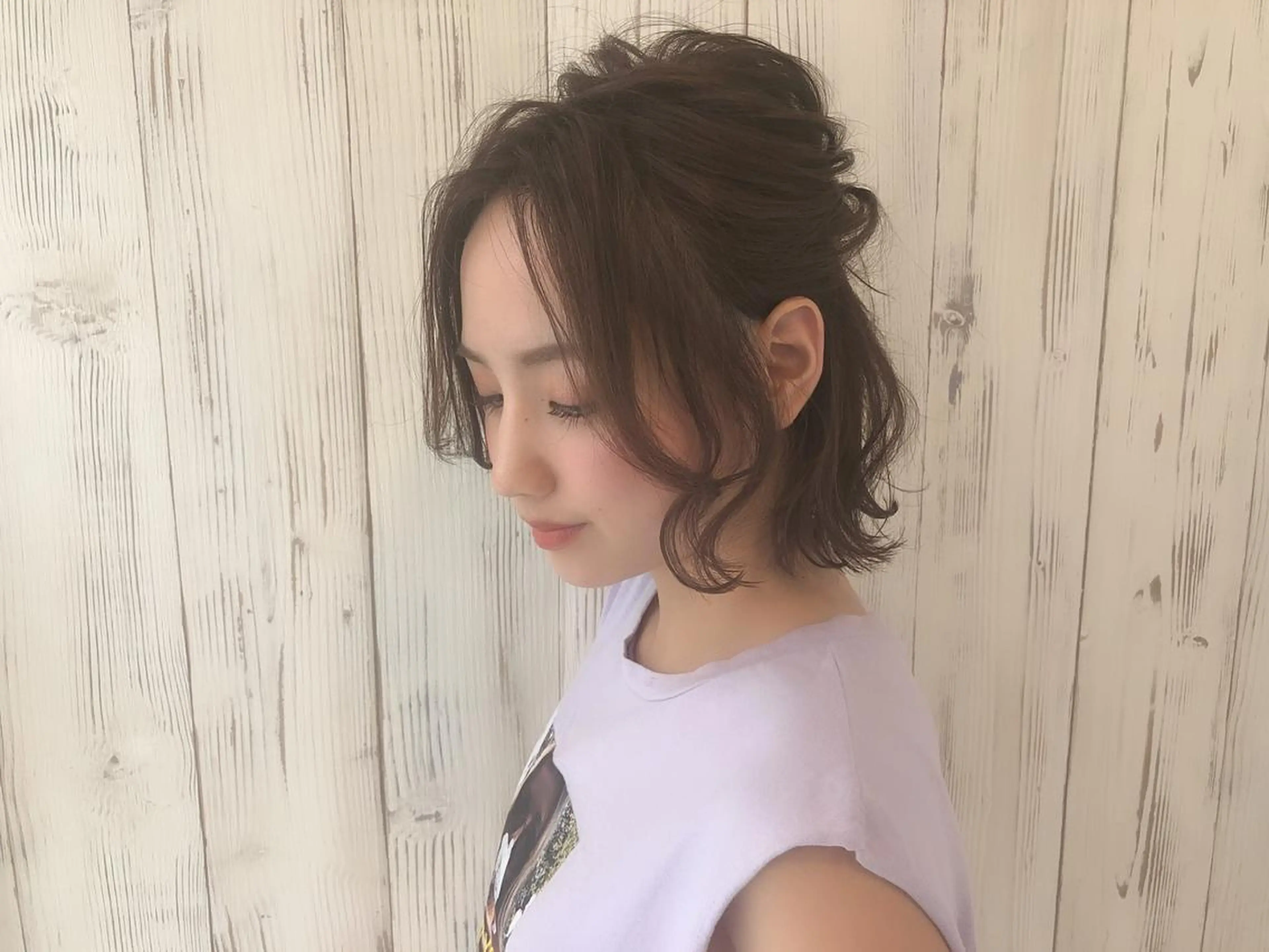ロング カラー ヘアアレンジ ルービック 奈良のヘアスタイル