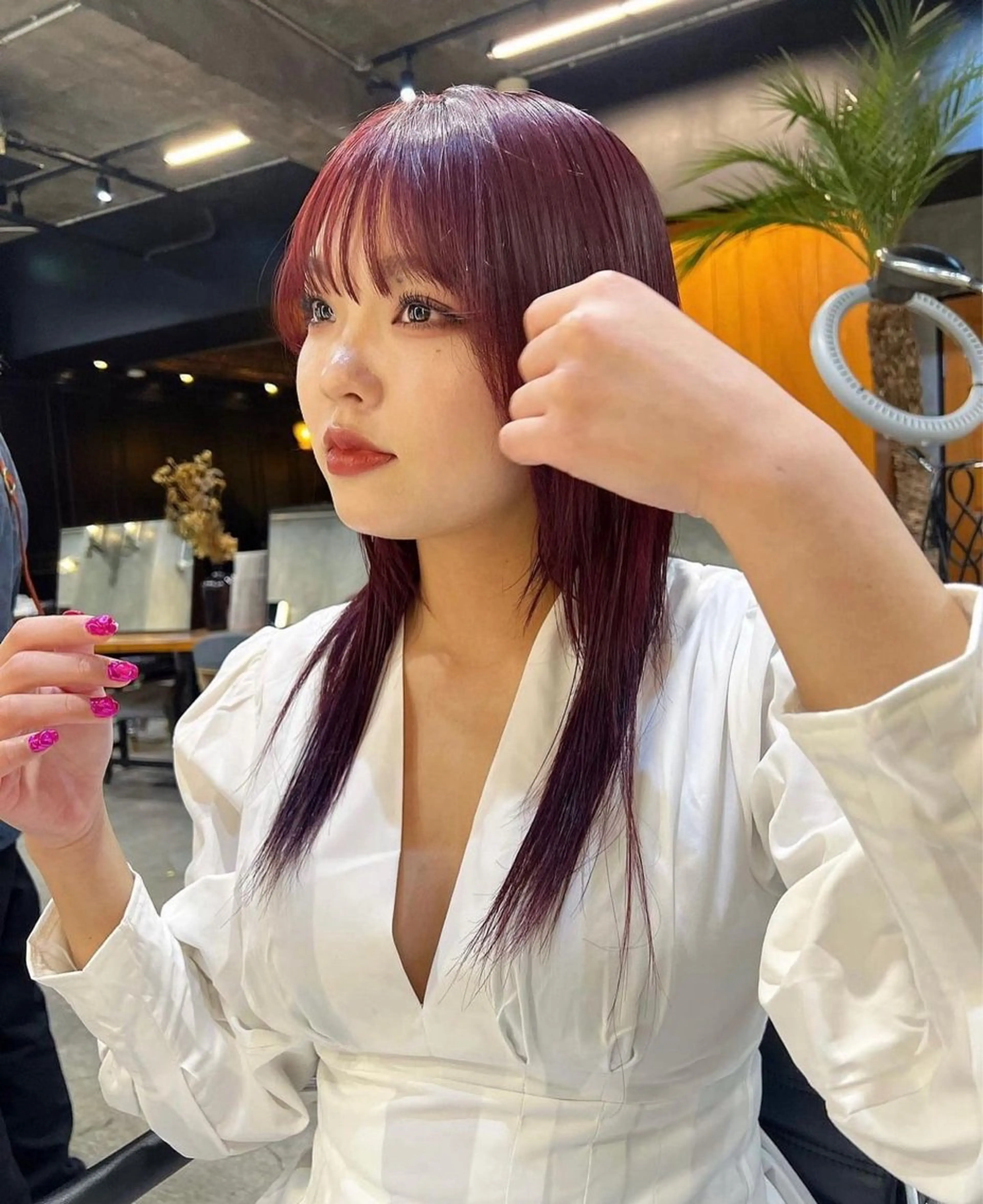 （三番人気💋）透け感color＋ロイヤルtr💕（styling込み）の写真