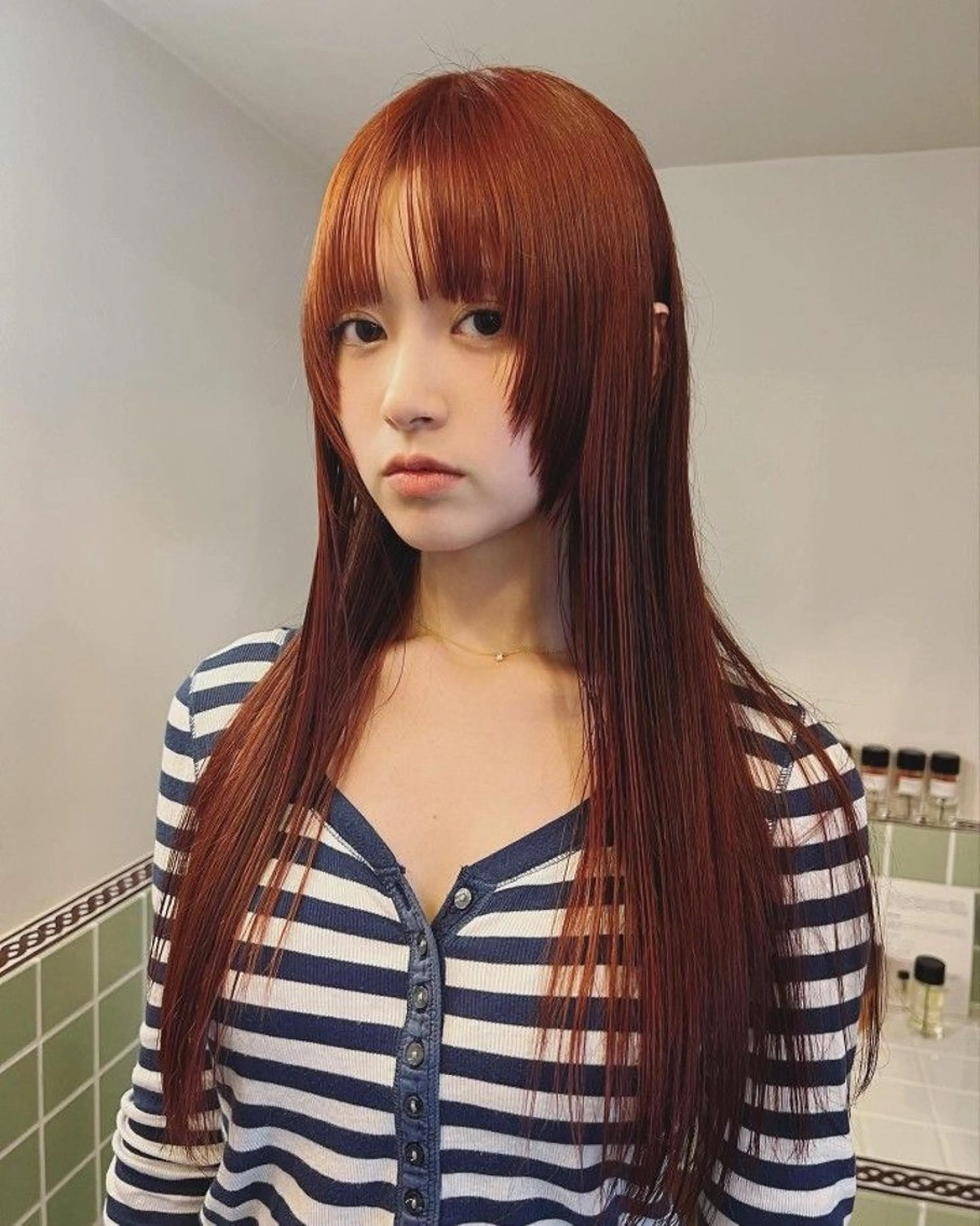 【髪質改善】💆🏼‍♀️縮毛矯正＋透明感カラー🥣＋クイックトリートメントの写真