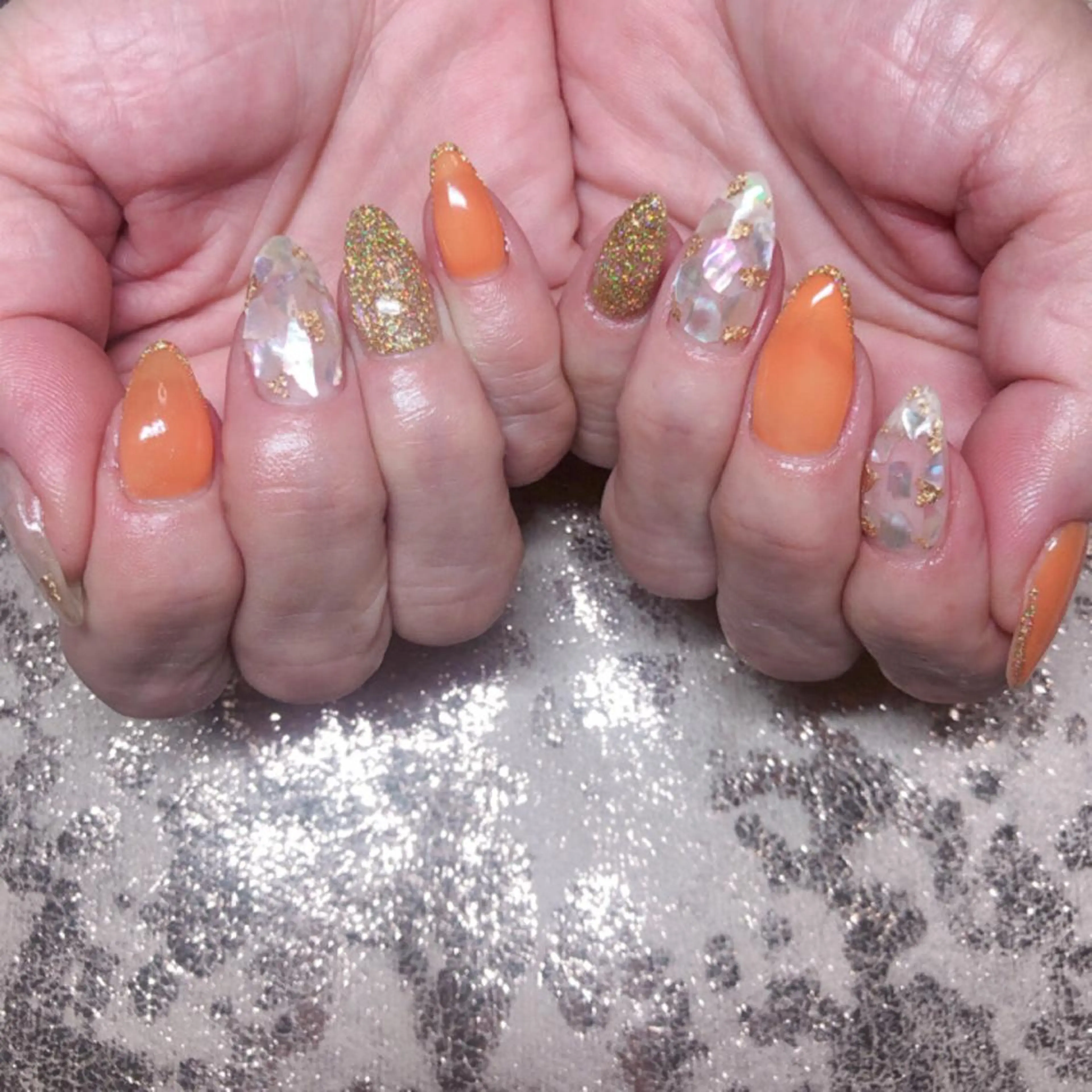 ネイル ラメ(グリッター) 個室ネイルサロンDolly  Girl〜ドーリーガール〜所属・DollyGirl KYOKOのネイルデザイン