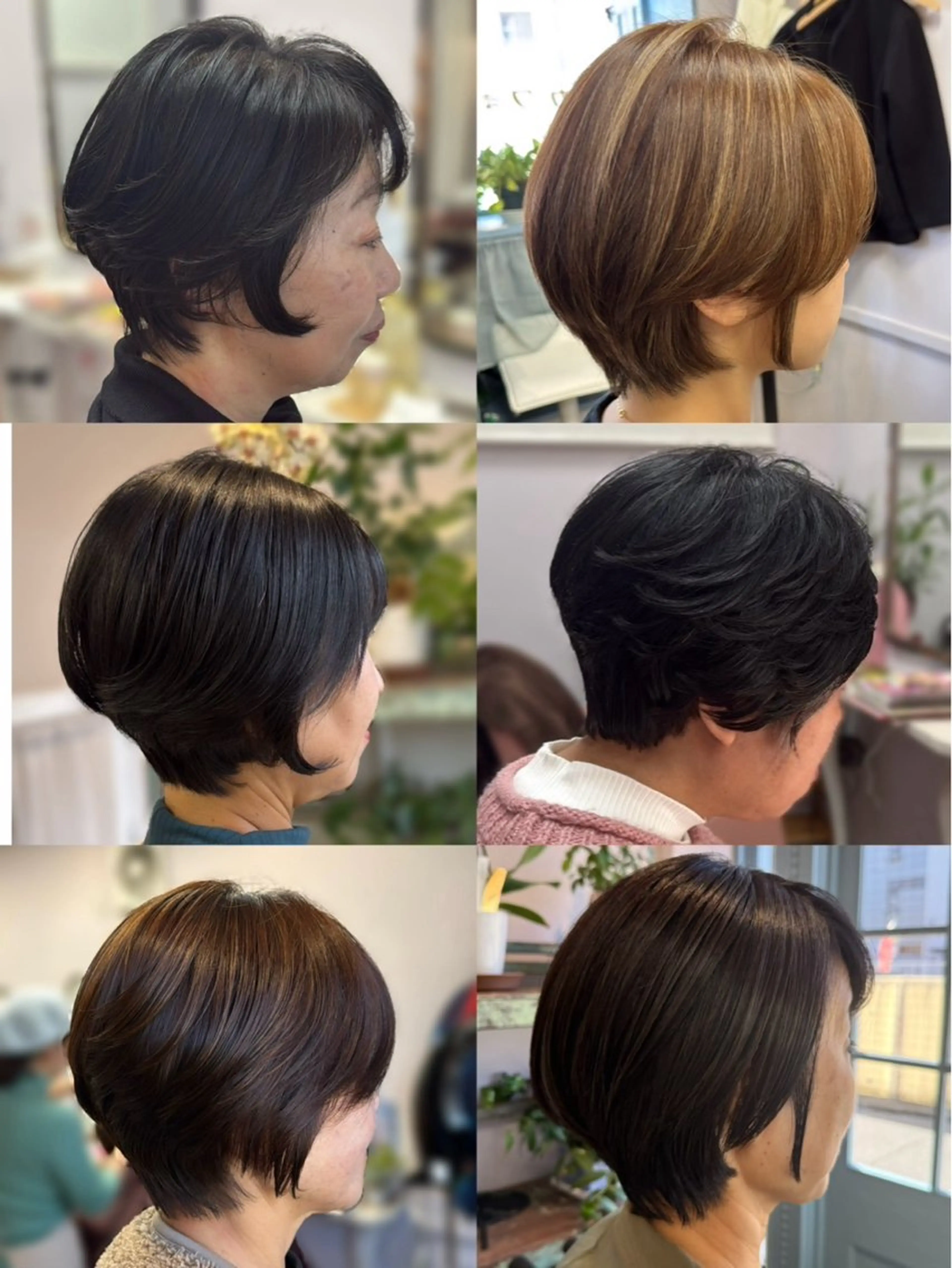 ショート ショートヘア カット トリートメント 河本 正美のヘアスタイル