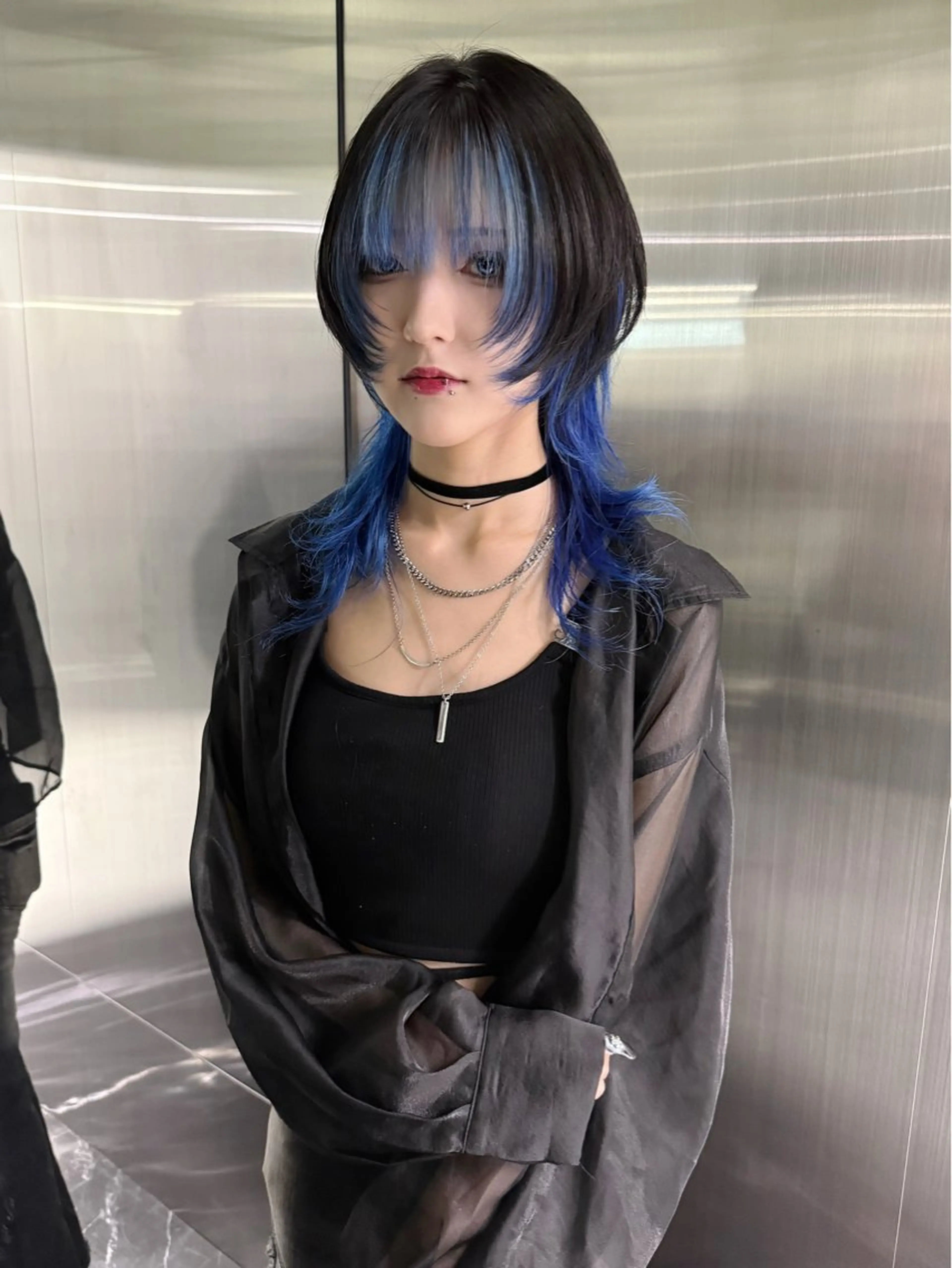 ミディアム 🐺立川のウルフ屋 さん🐺おかみ🐺のヘアスタイル