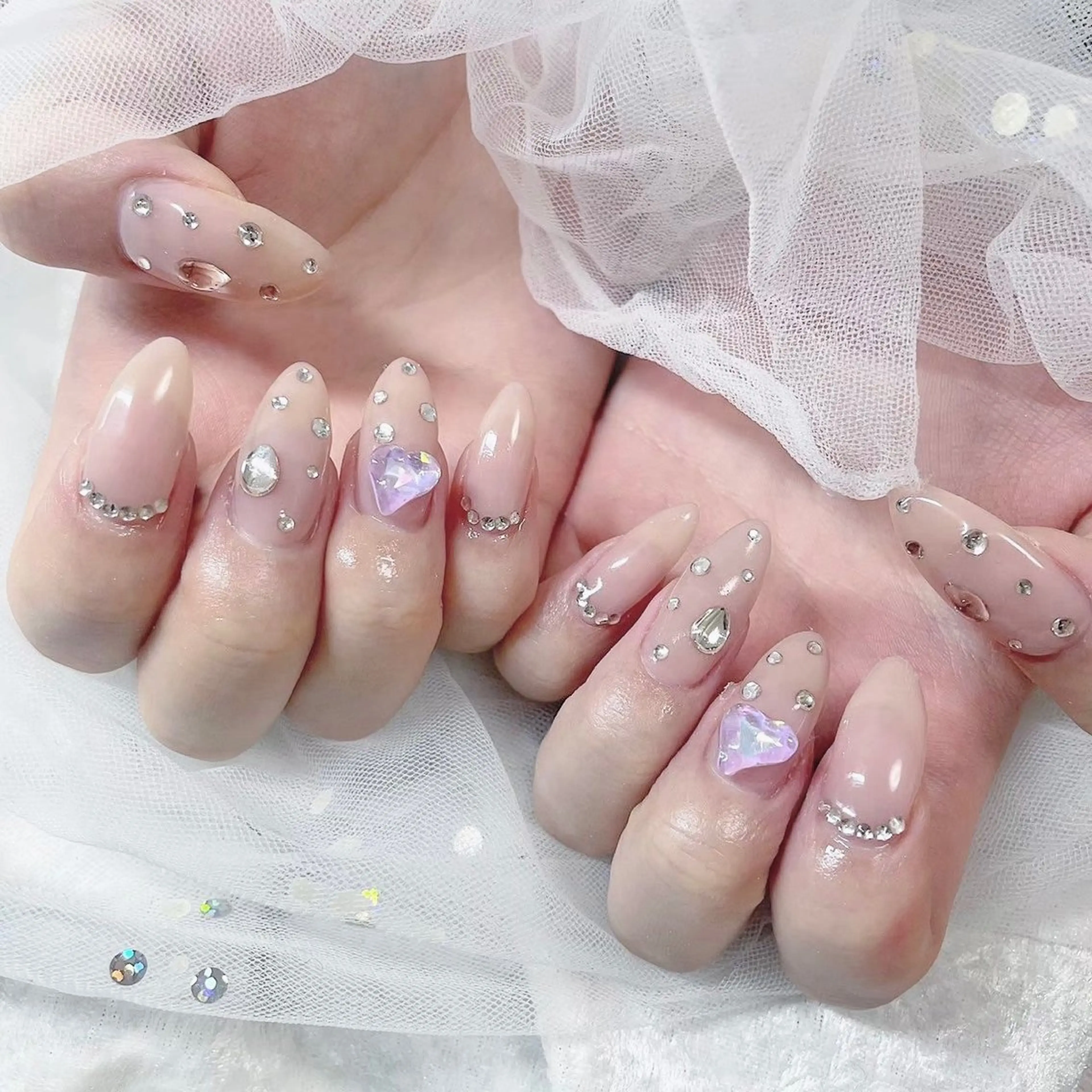 ネイル アートネイル 長さ出し フットネイル 韓国ネイル マグネットネイル ハンドネイル Kanako 💫のネイルデザイン