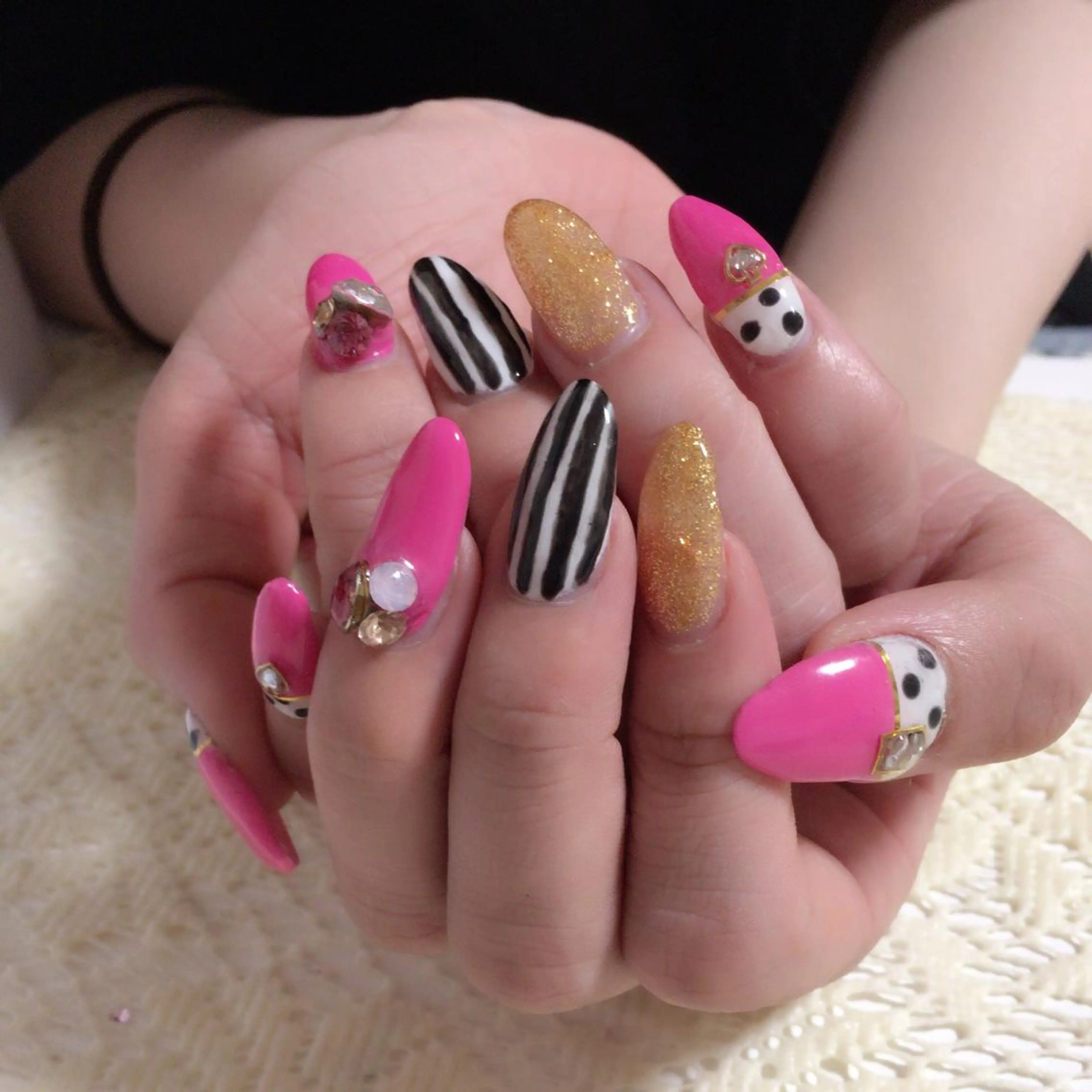 ネイル ジェルネイル 藤 あやのネイルデザイン