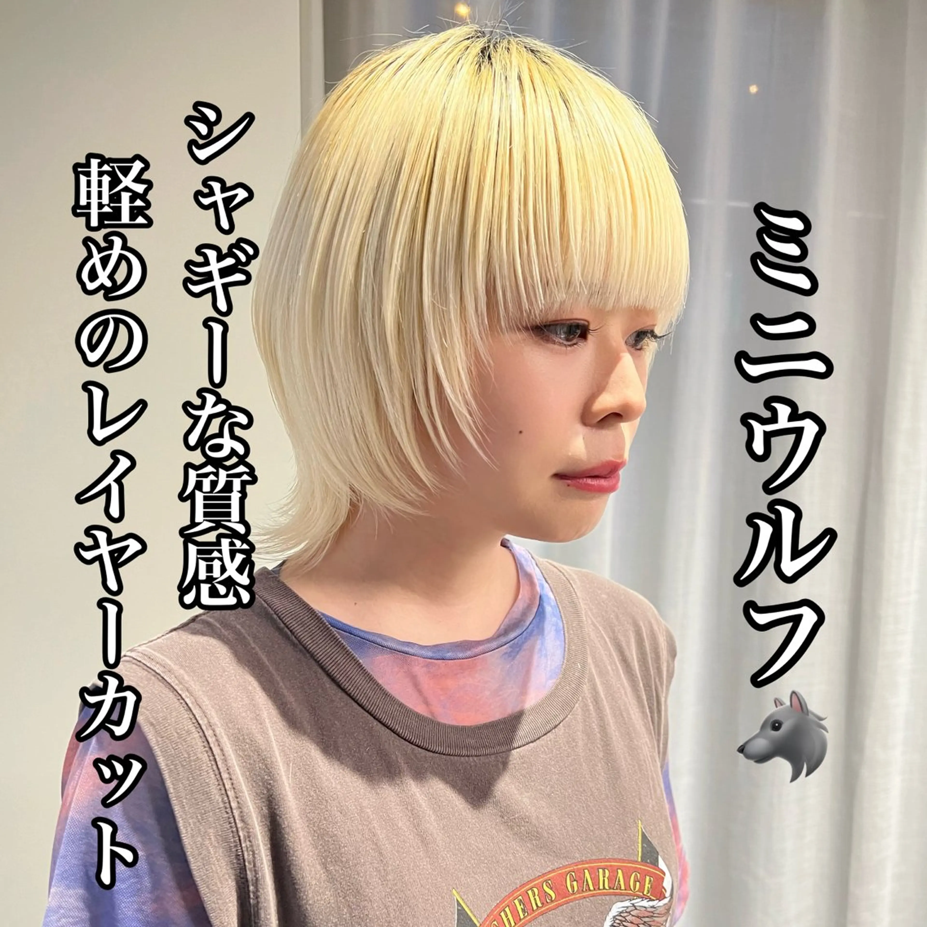 ショート カット 🐺立川のウルフ屋 さん🐺おかみ🐺のヘアスタイル