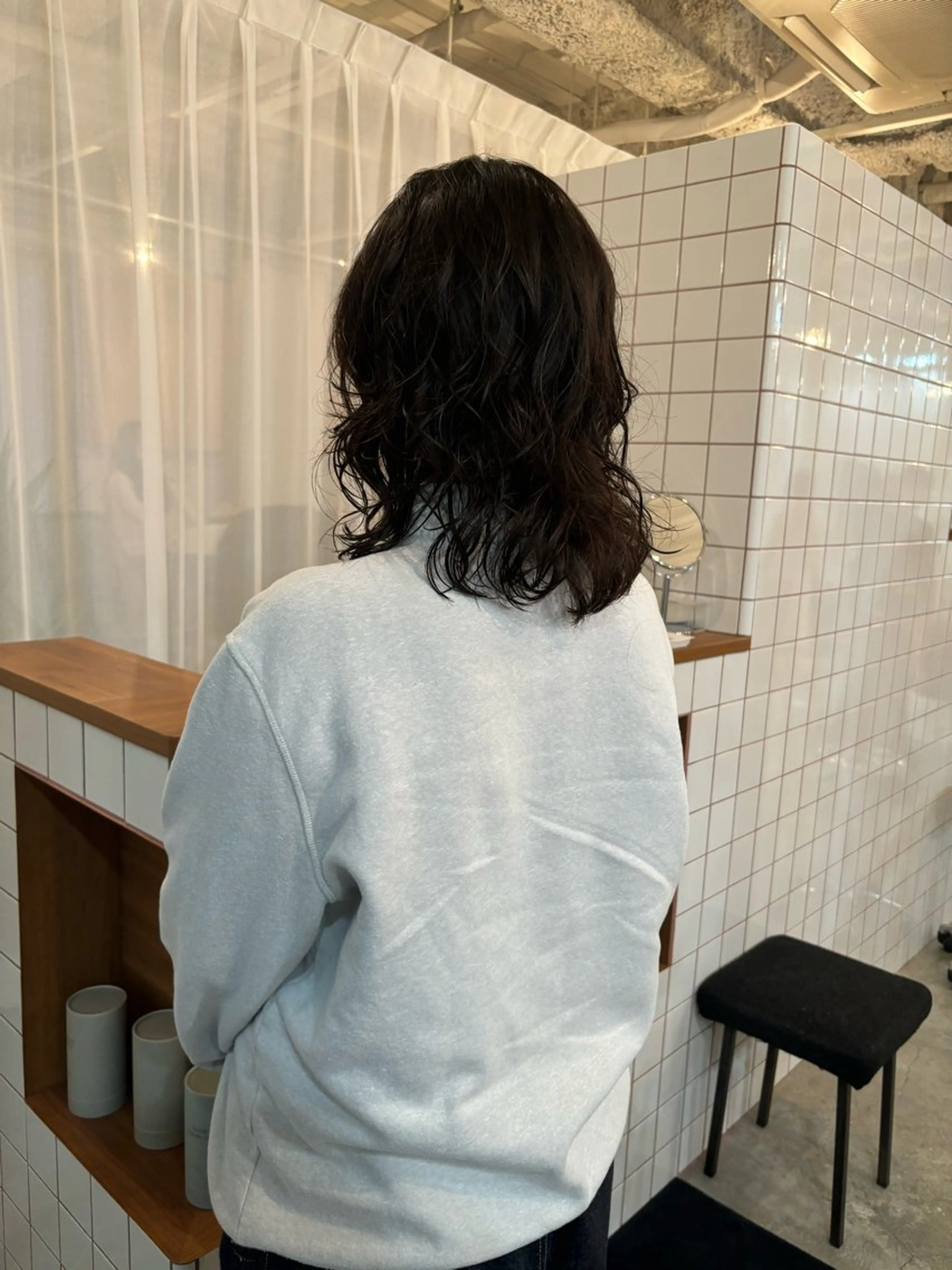 ミディアム レイヤーカット ウルフカット ウルフレイヤー 林　蓮／レイヤー /透明感カラーのヘアスタイル