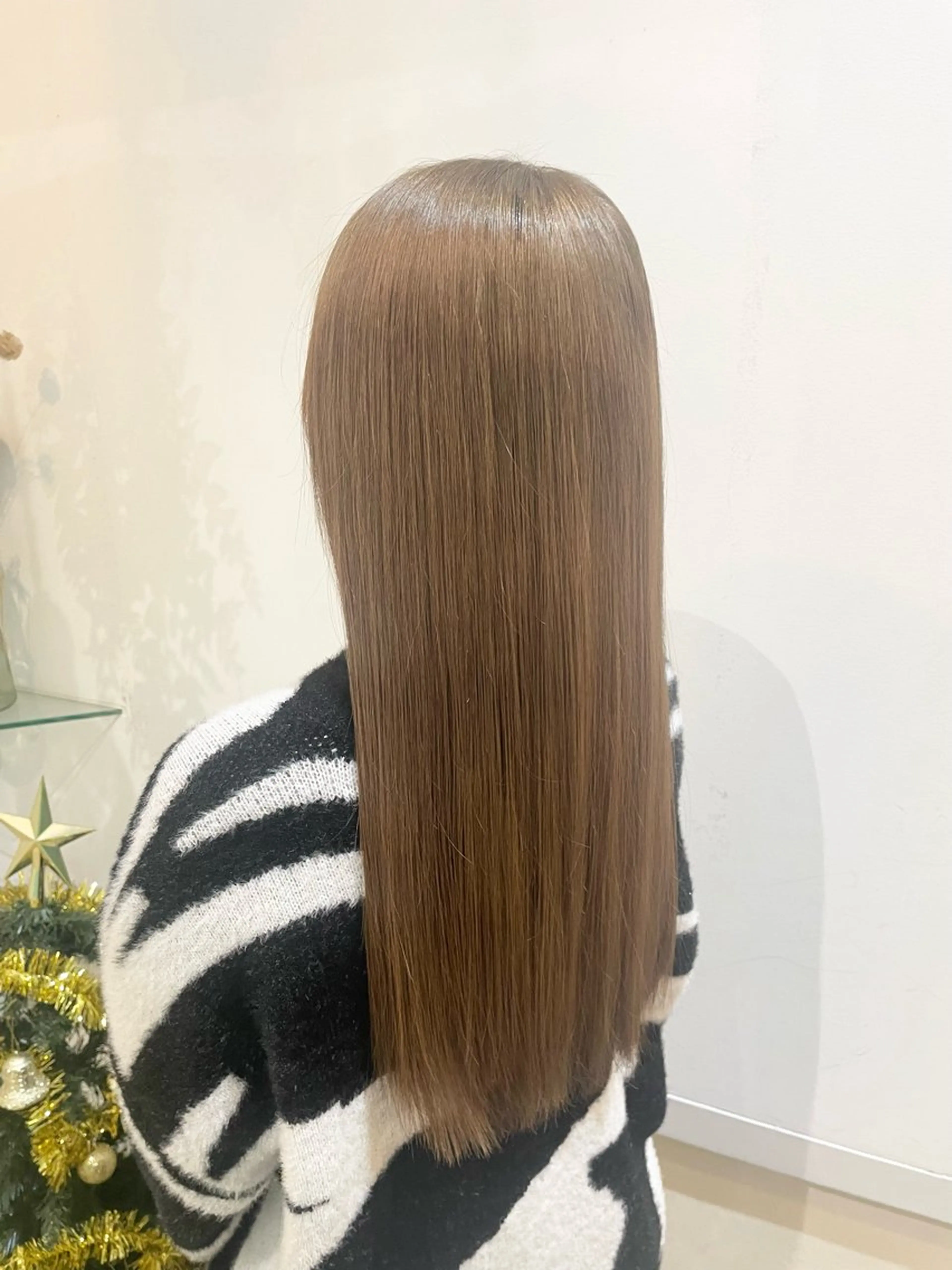 ロング カラー カット ヘアカラー トリートメント 髪質改善カラー🤍 エクステ✨君島由実子のヘアスタイル