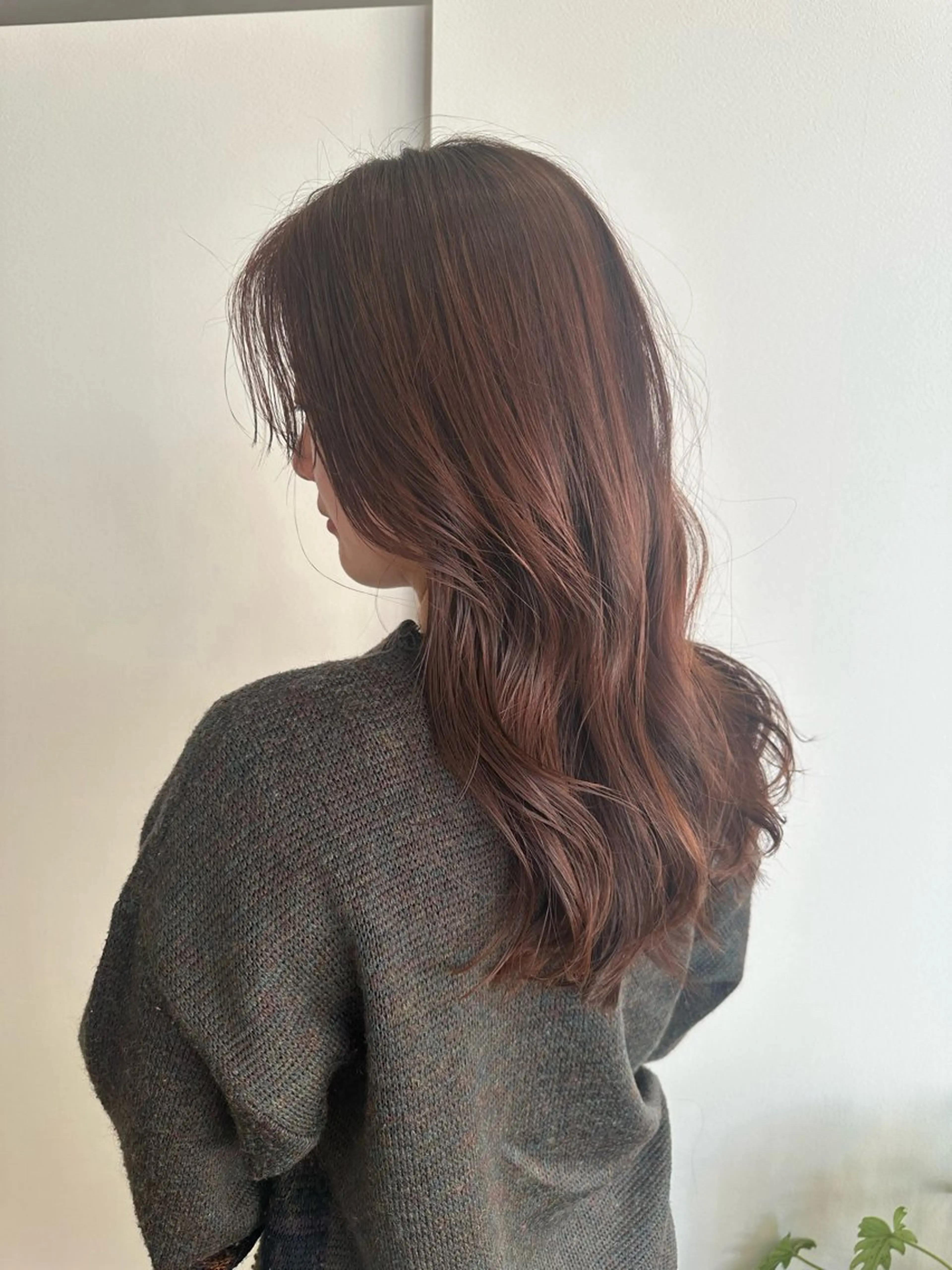 ロング カラー ブラウンカラー ピンクカラー ピンクブラウン sugiyama noaのヘアスタイル