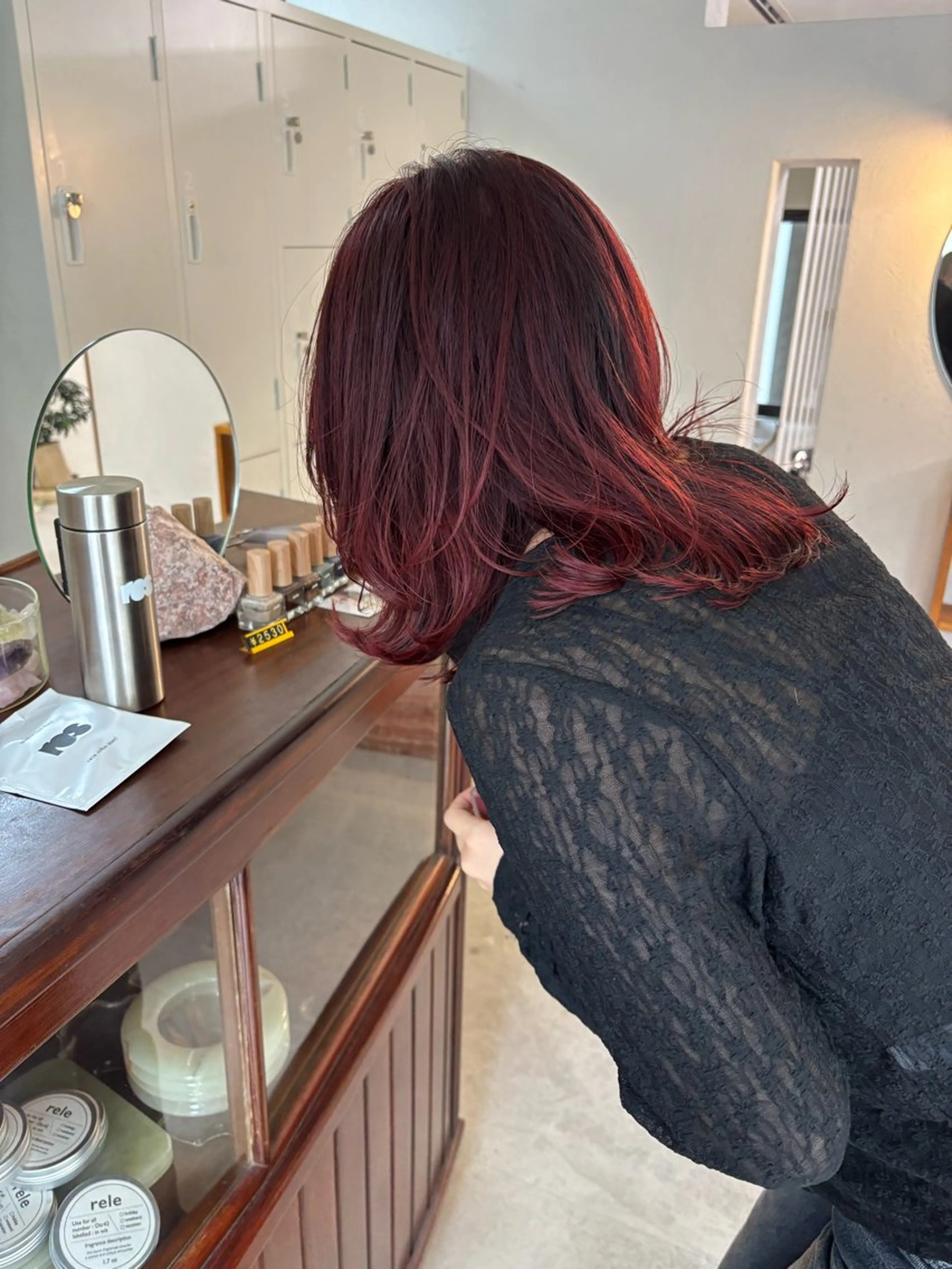 ミディアム ヘアカラー トリートメント ニイ/栄/ カラーリスト/ロングのヘアスタイル