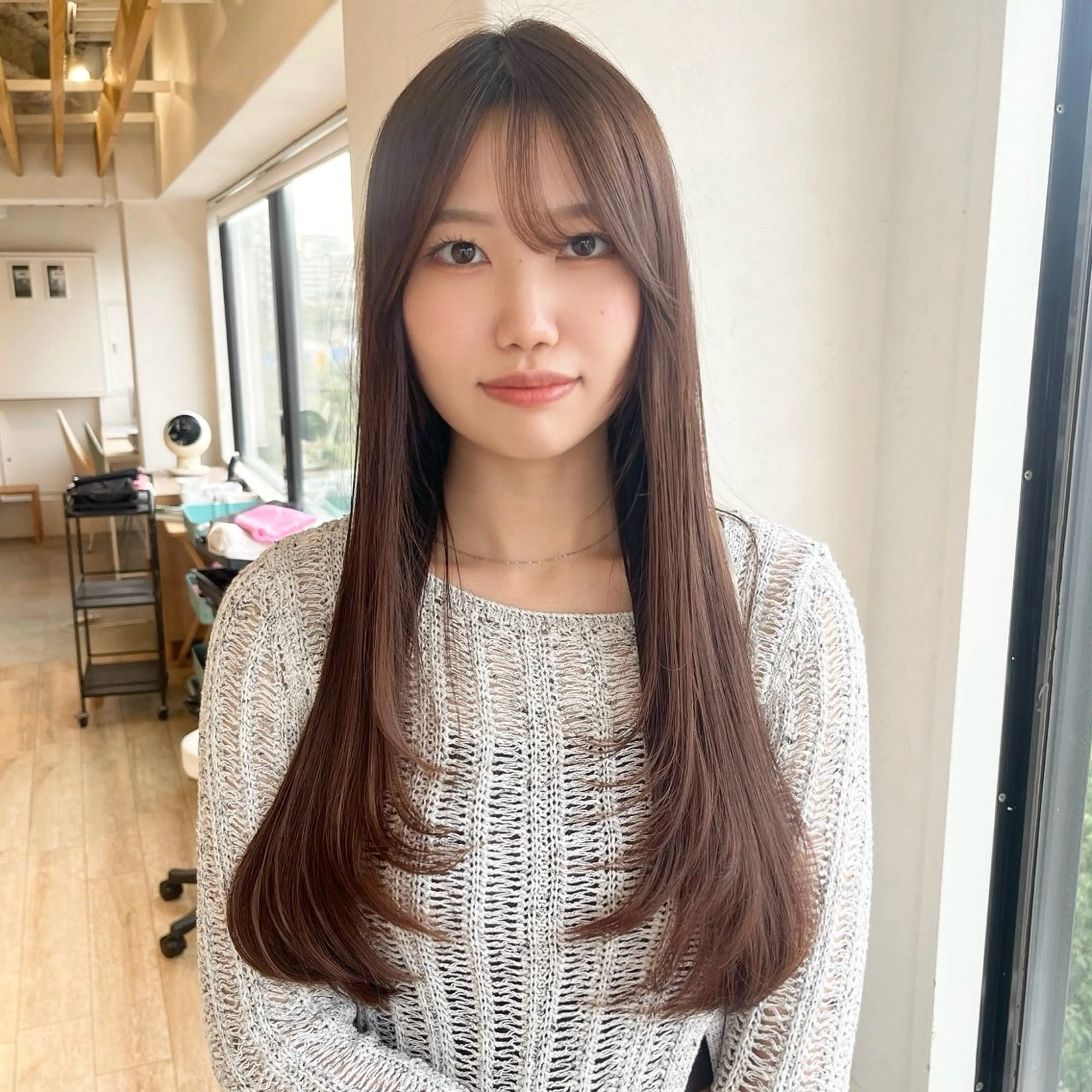 ロング レイヤーカット Lien所属・Mako 【艶髪/似合わせ】のヘアスタイル