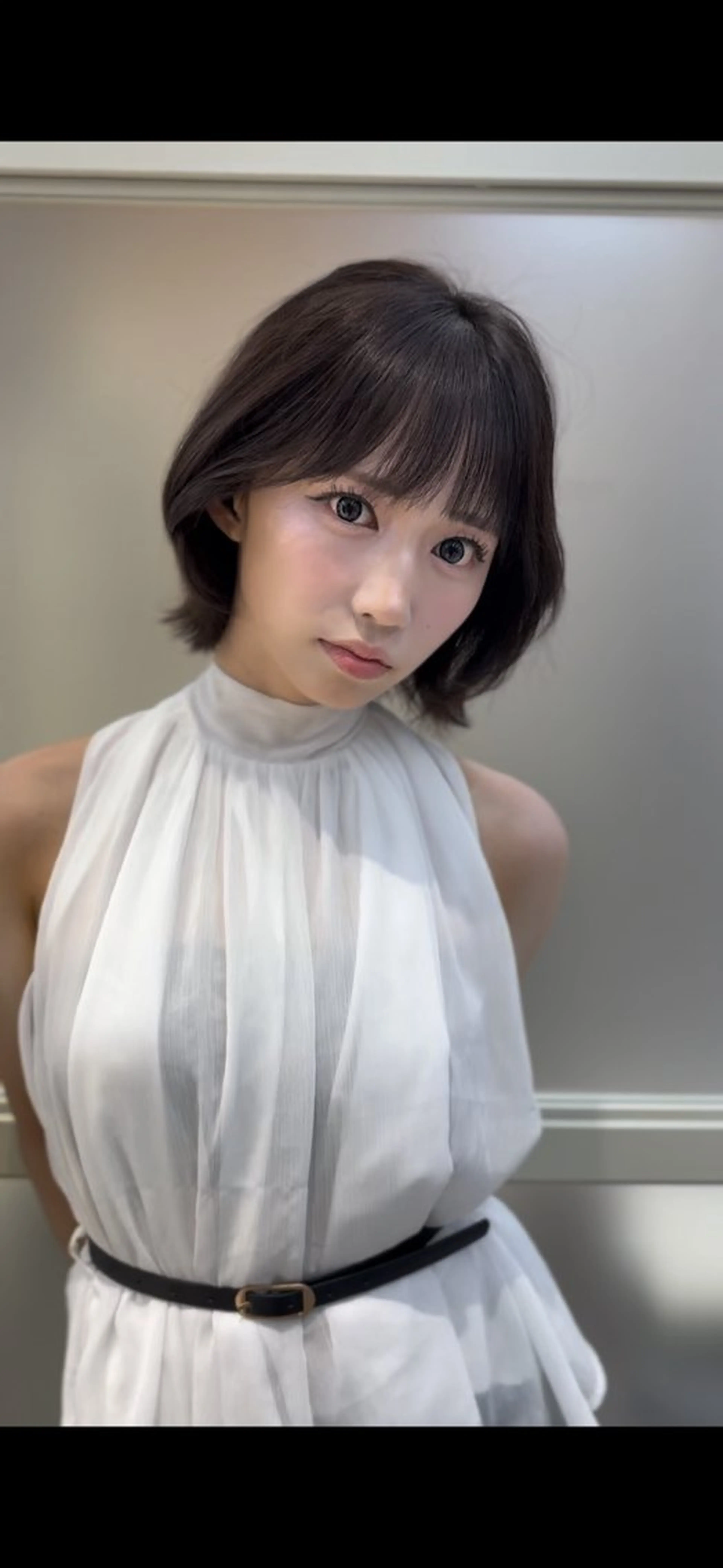 ショート カラー ヘアカラー トリートメント 透明感カラー🌈 sena✨のヘアスタイル