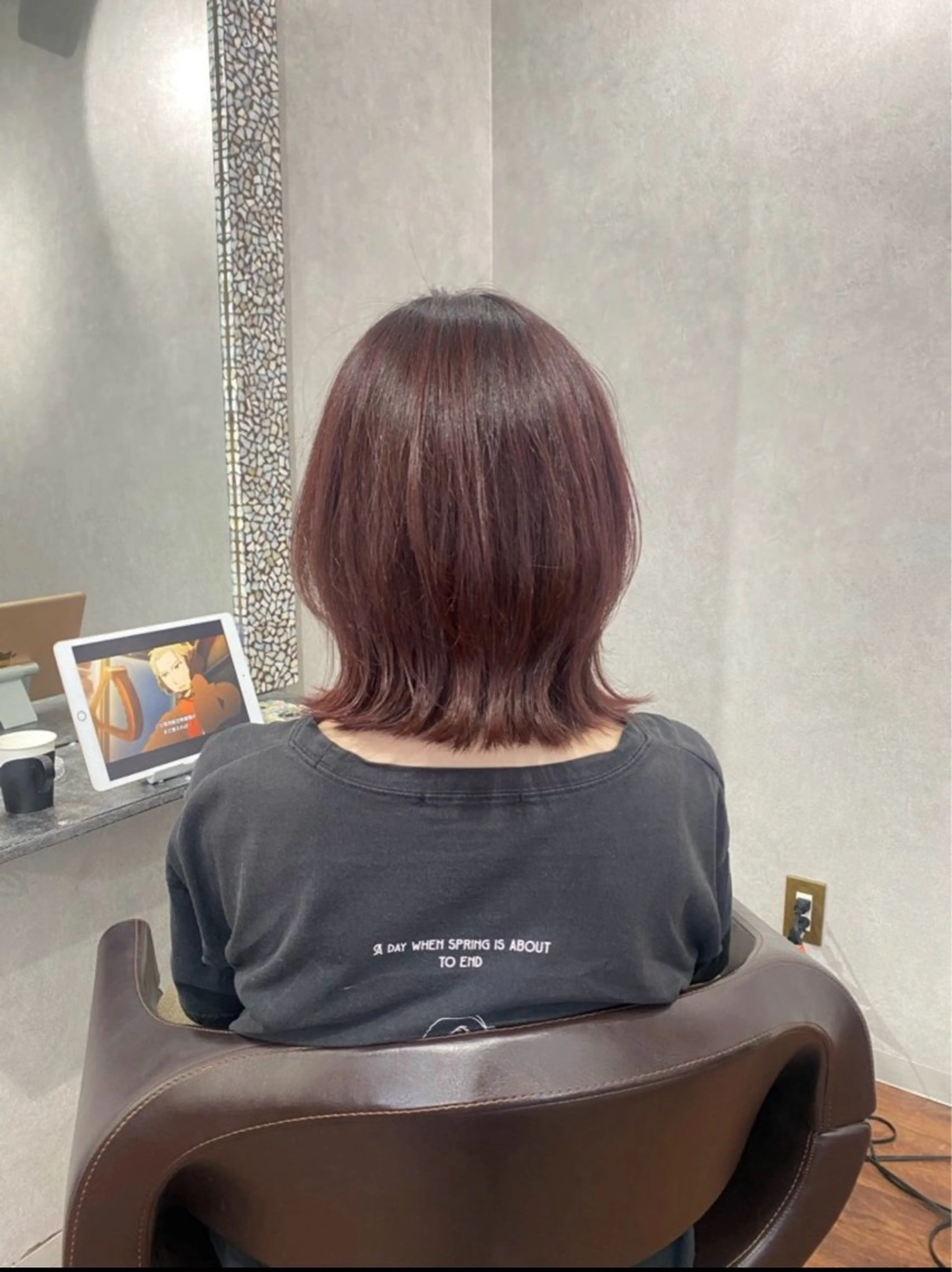 ミディアム カット ヘアカラー トリートメント _White所属・ＳＨＩ ＺＵのヘアスタイル