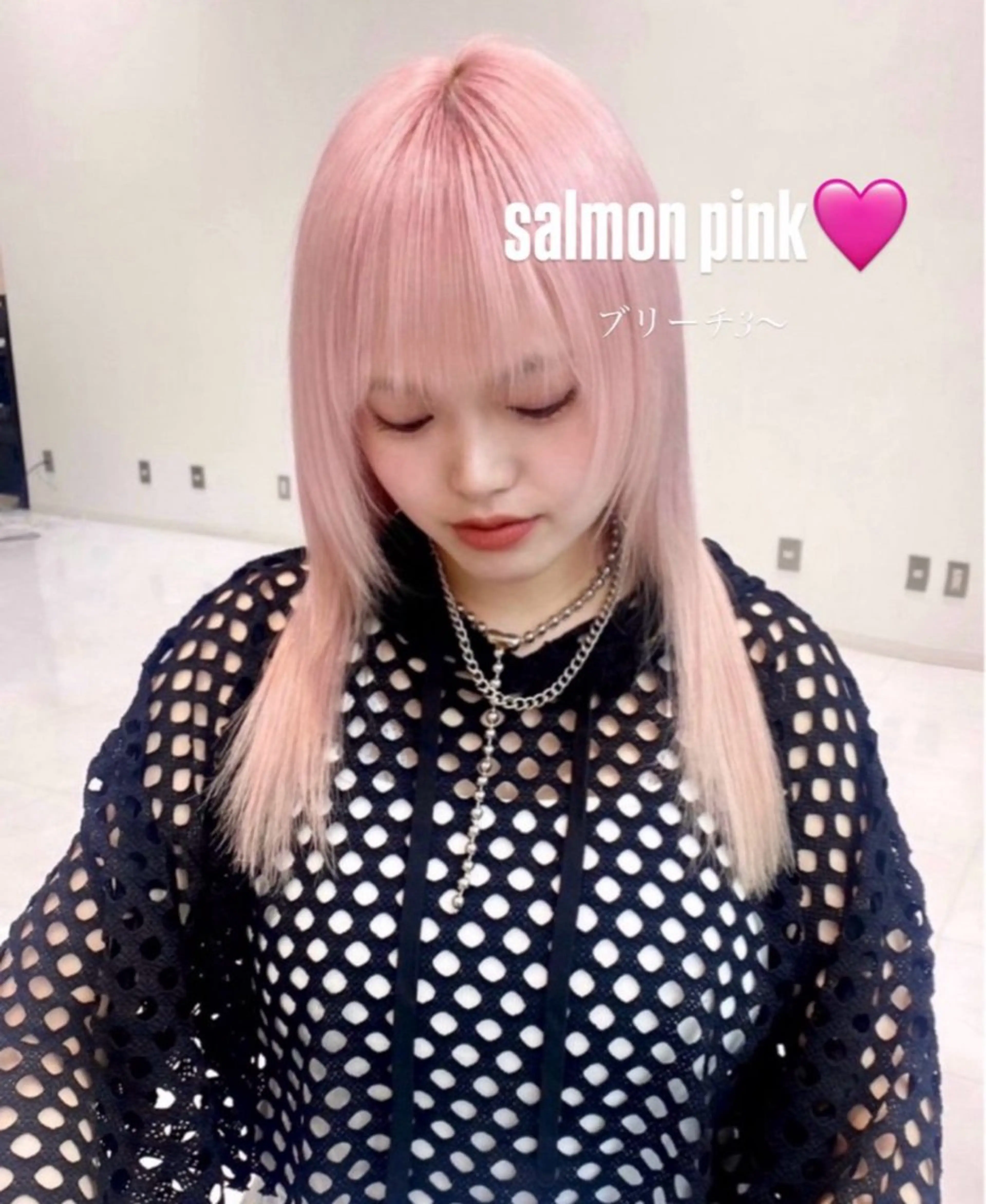 セミロング カラー ヘアカラー トリートメント ミルクティー/透明感 カラー🎀YURIAのヘアスタイル