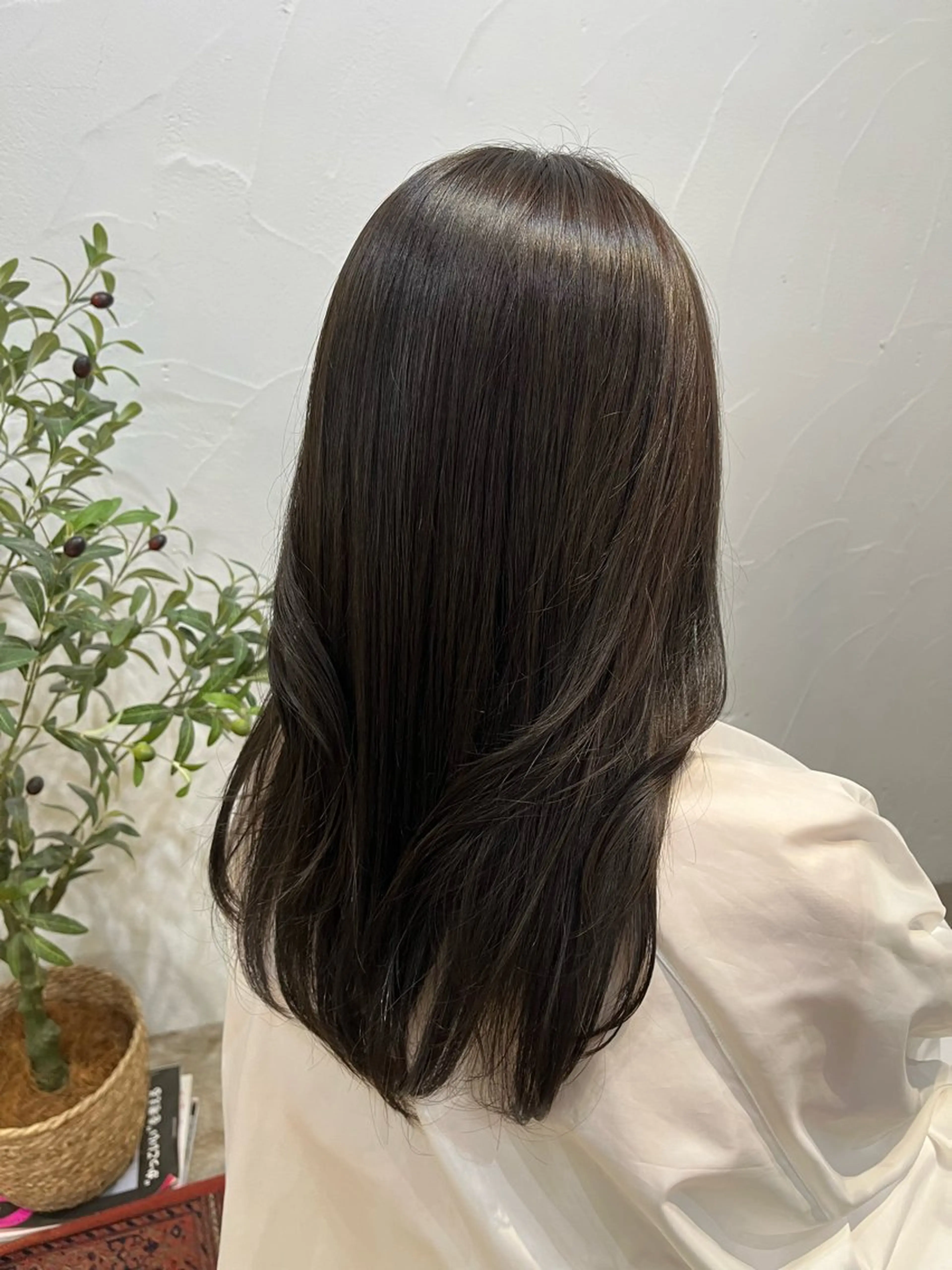 カラー 透明感カラー 🪞透けヘア髪質改善 艶ベージュ/nagiのヘアスタイル