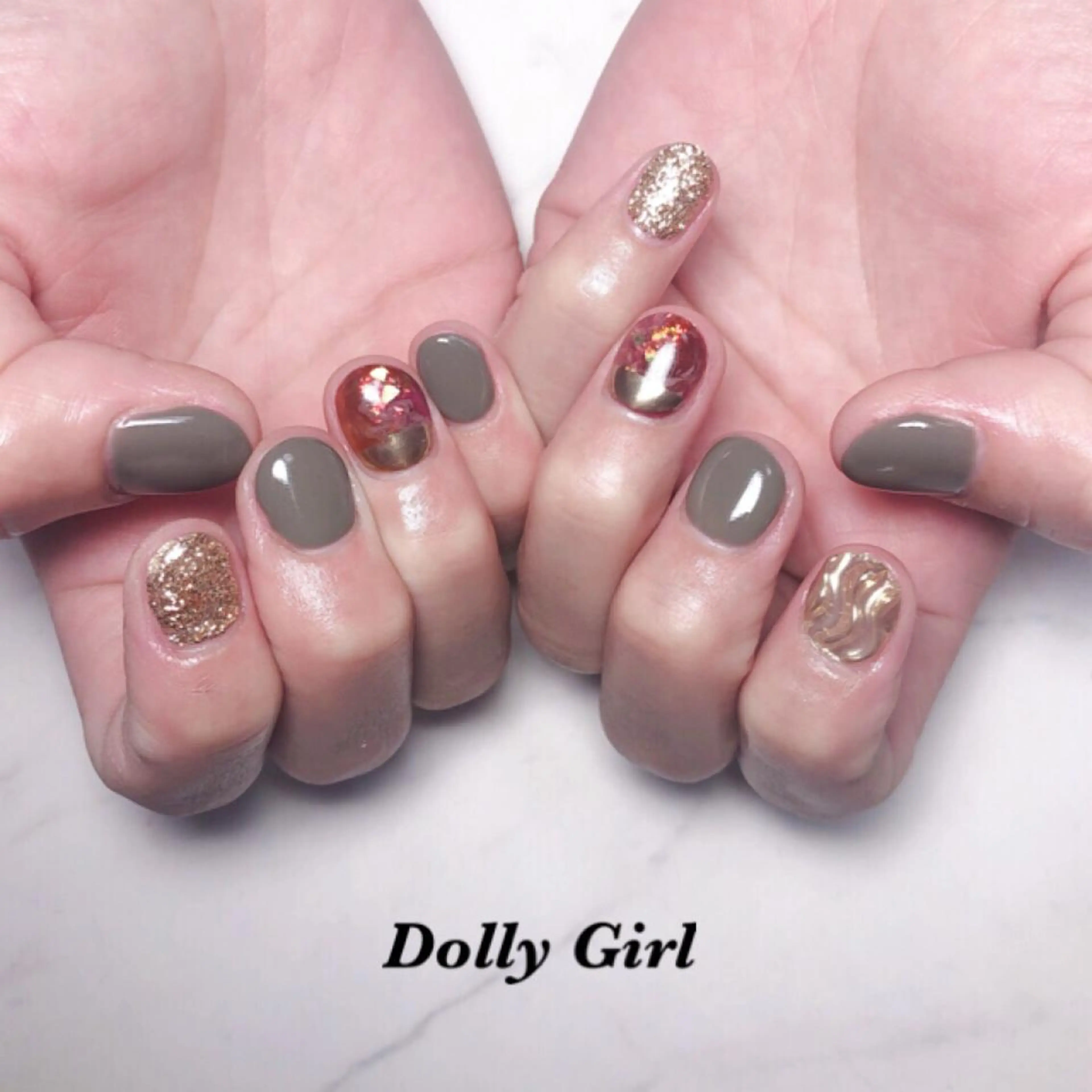 ネイル 個室ネイルサロンDolly  Girl〜ドーリーガール〜所属・DollyGirl KYOKOのネイルデザイン