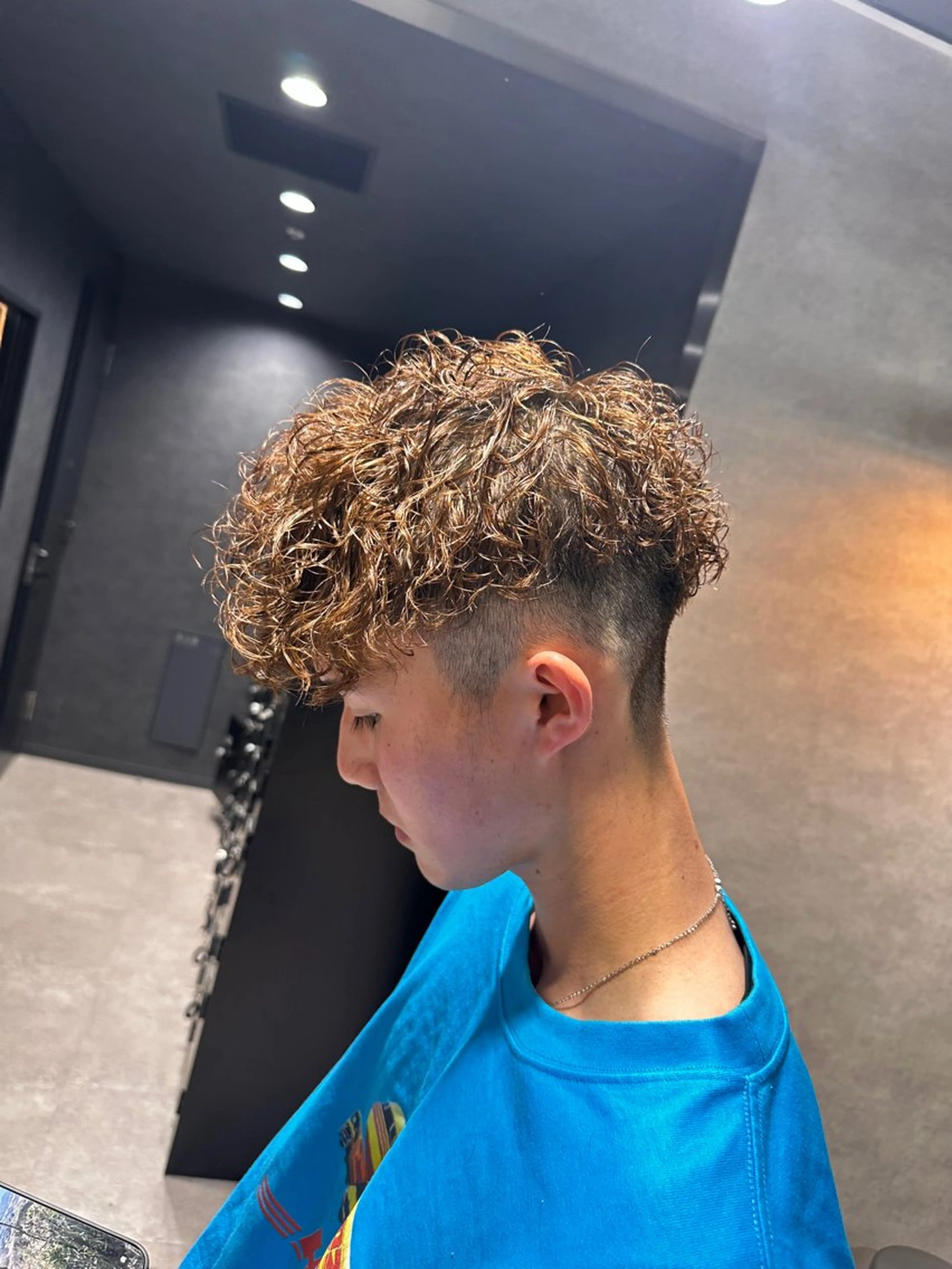 ショート パーマ メンズ 【メンズサロン】 BLUCK 横浜のヘアスタイル