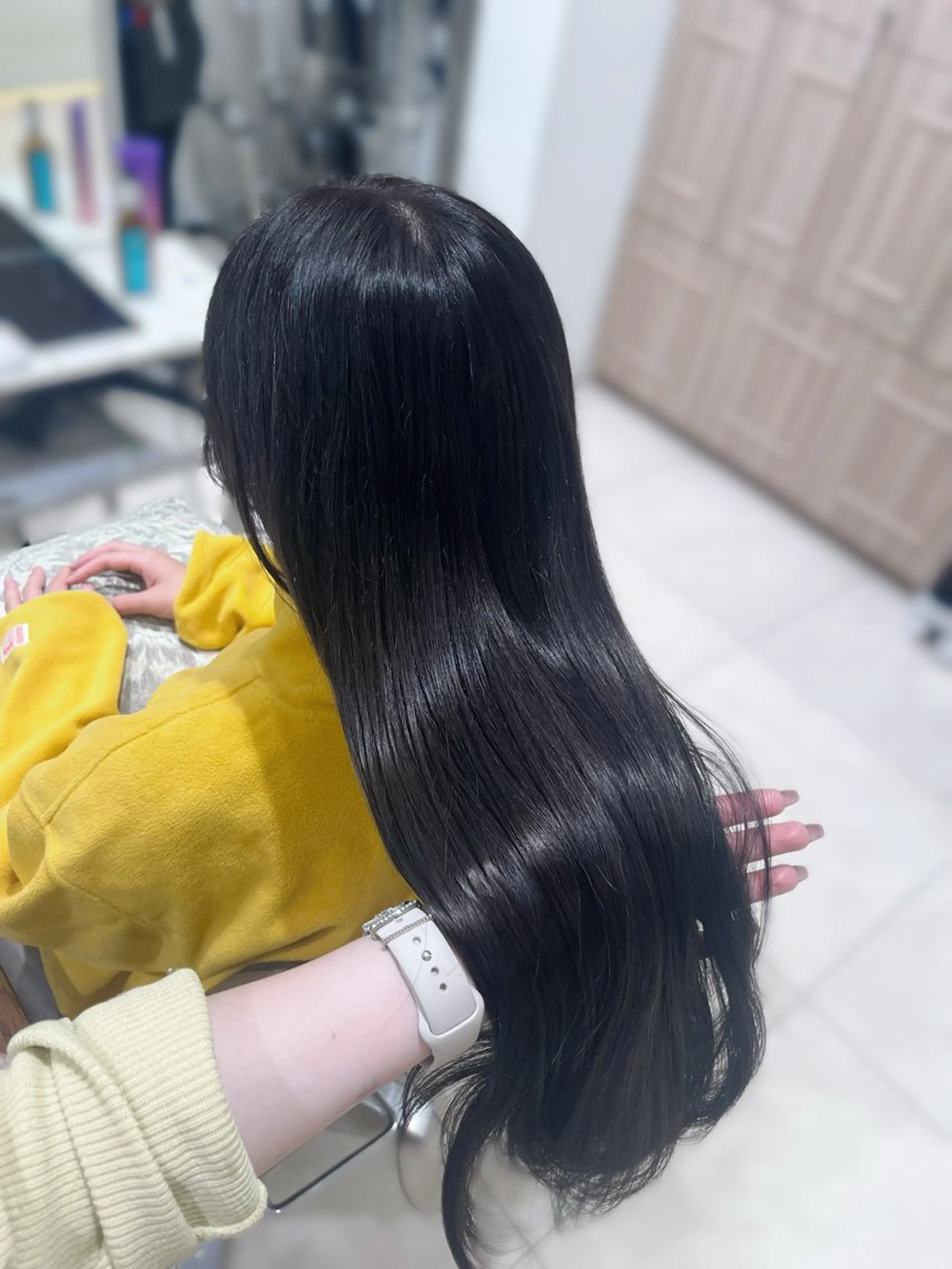 カラー 透明感♡暗髪カラー/ Kazuha🎀のヘアスタイル