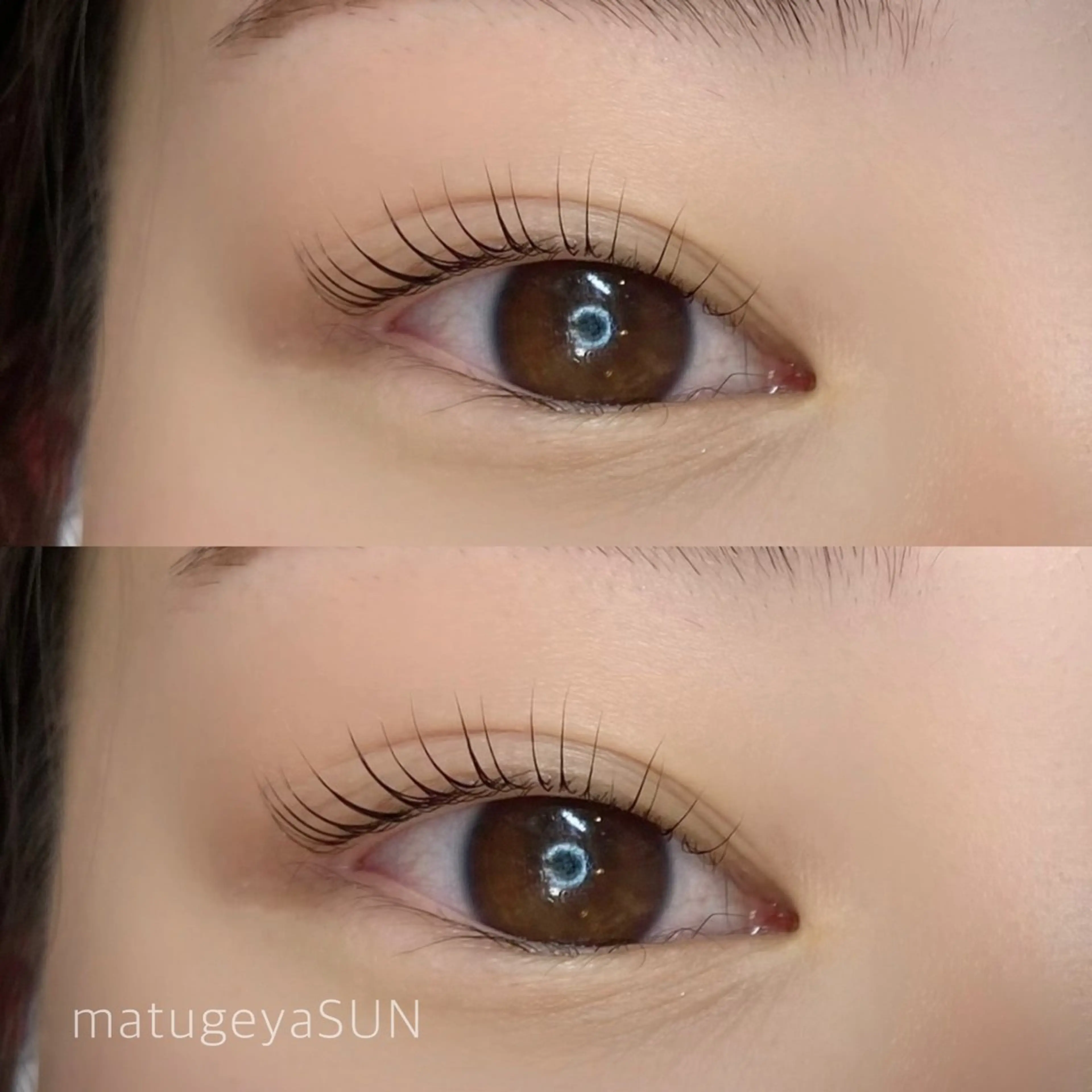 マツエク・マツパ カットスタジオピエロ所属・若江岩田マツエク SUNのマツエク・マツパデザイン