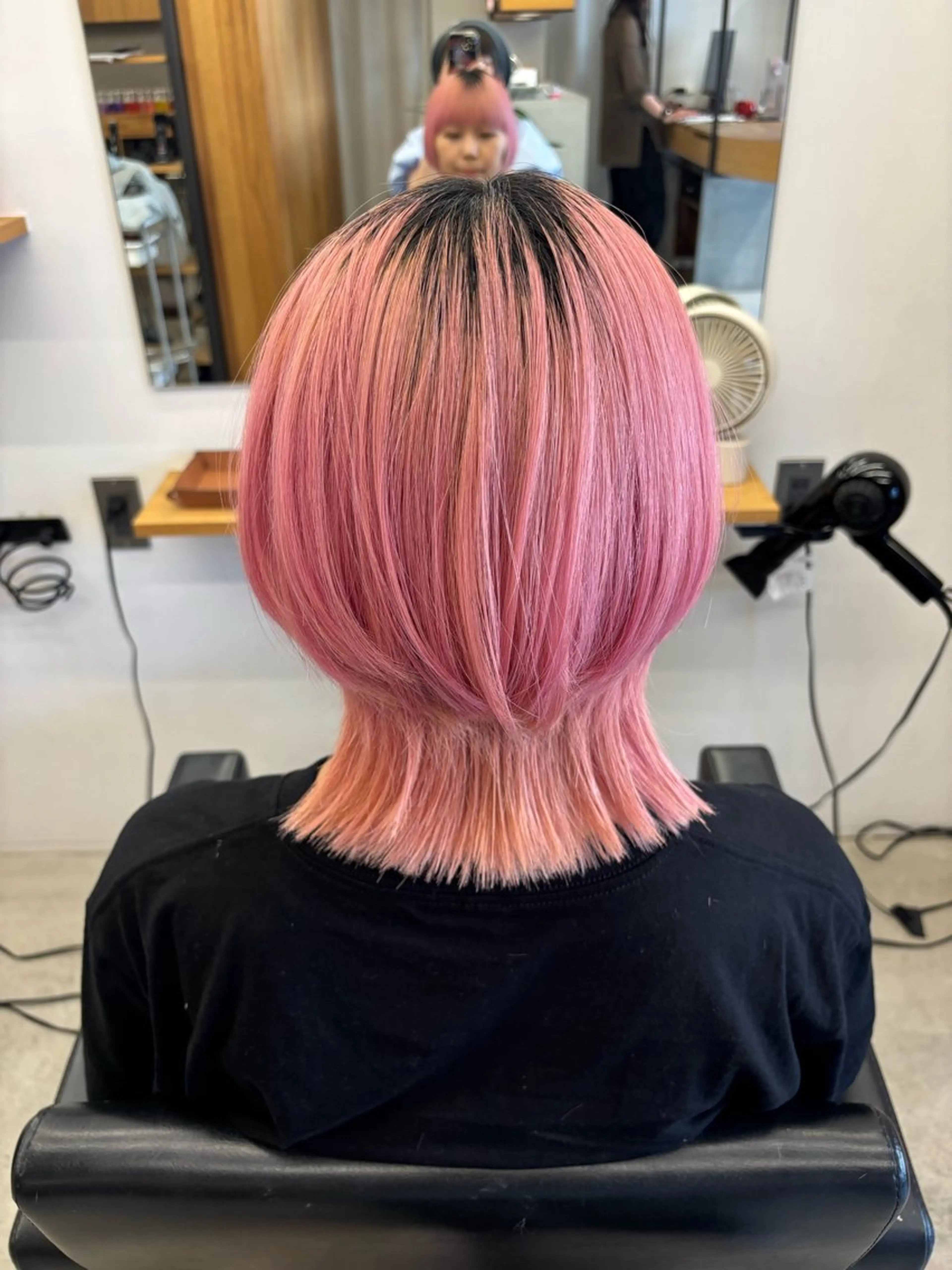 ミディアム カラー 松野 さくらのヘアスタイル