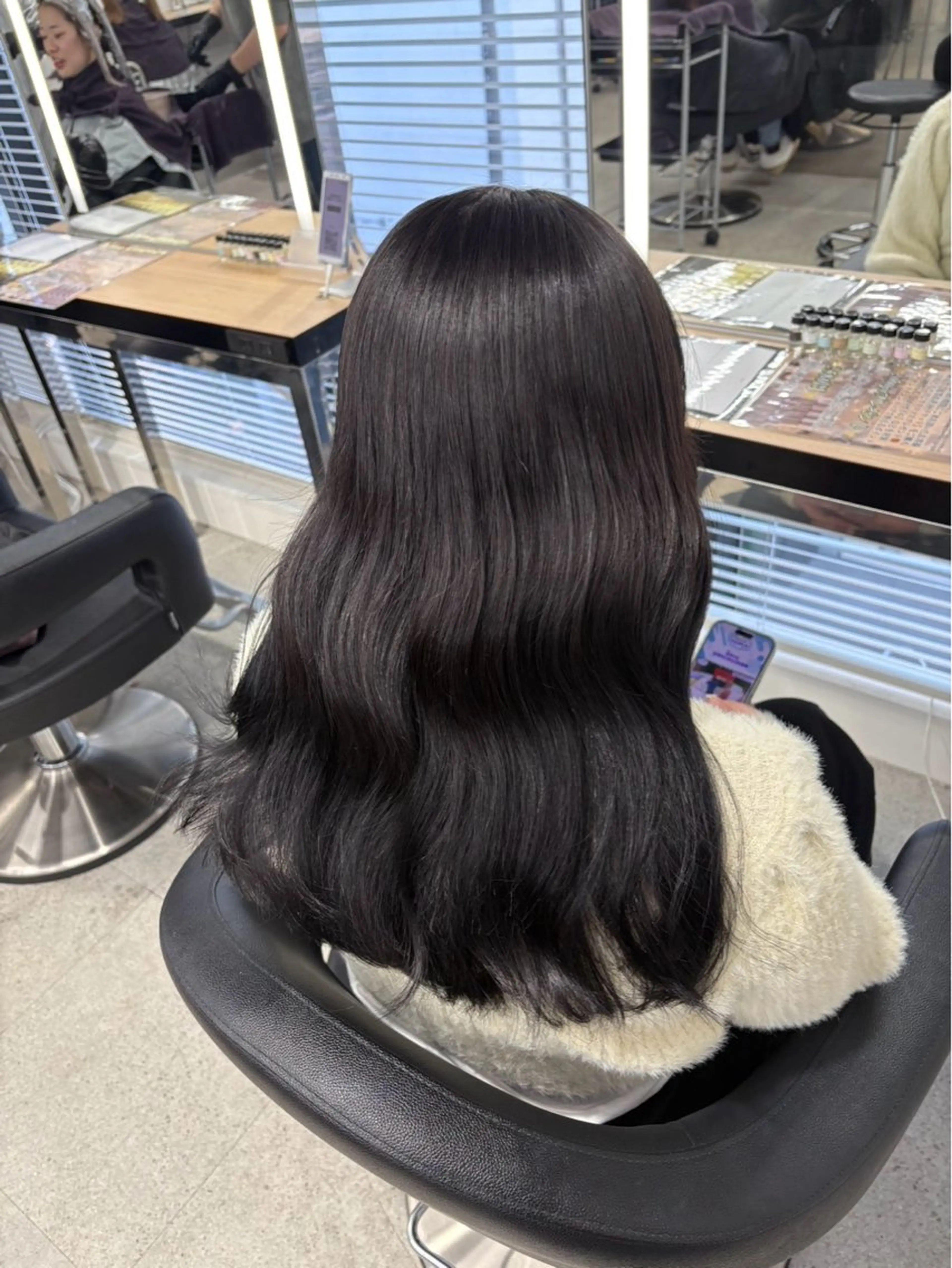 ロング ヘアカラー トリートメント miku/ラベンダー 透明感カラー🪻❤︎のヘアスタイル