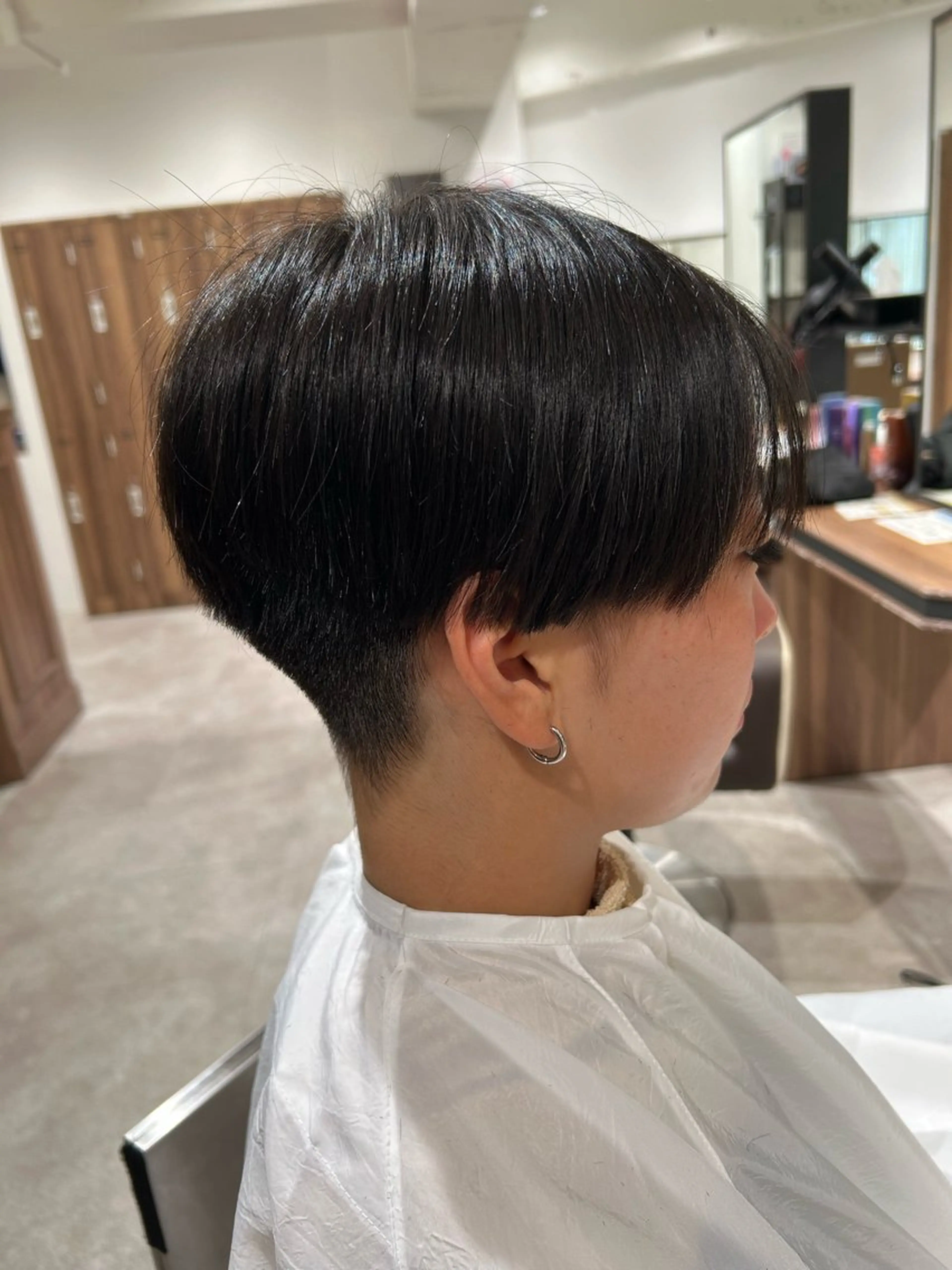 ショート キッズ 渡邊花奈 韓国ヘアのヘアスタイル