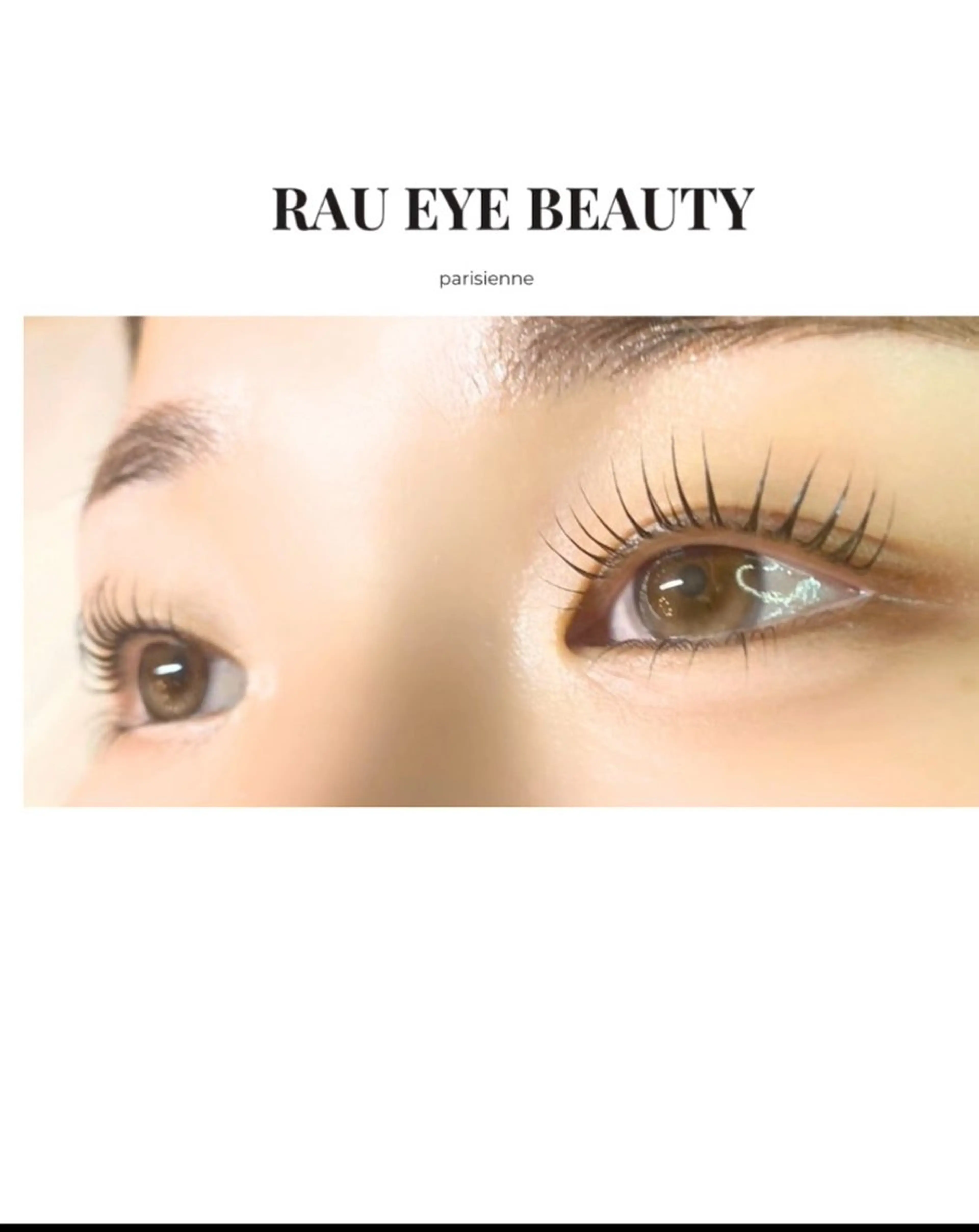 マツエク・マツパ パリジェンヌラッシュリフト マツパ プライベートサロンRAU.eye所属・まつげと眉毛のお店♪ RAU.eyeのマツエク・マツパデザイン