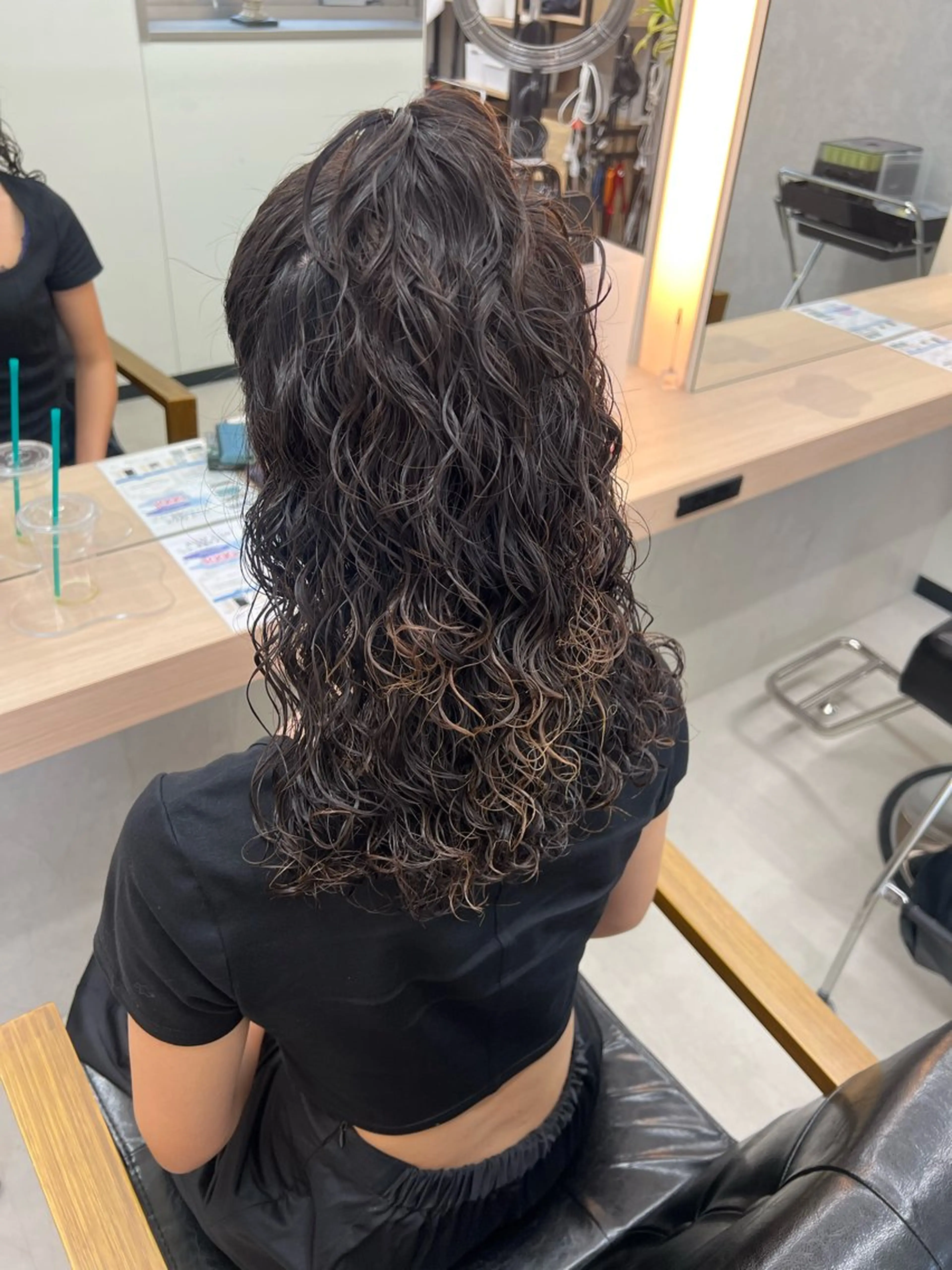 パーマ ALEAP himekaのヘアスタイル