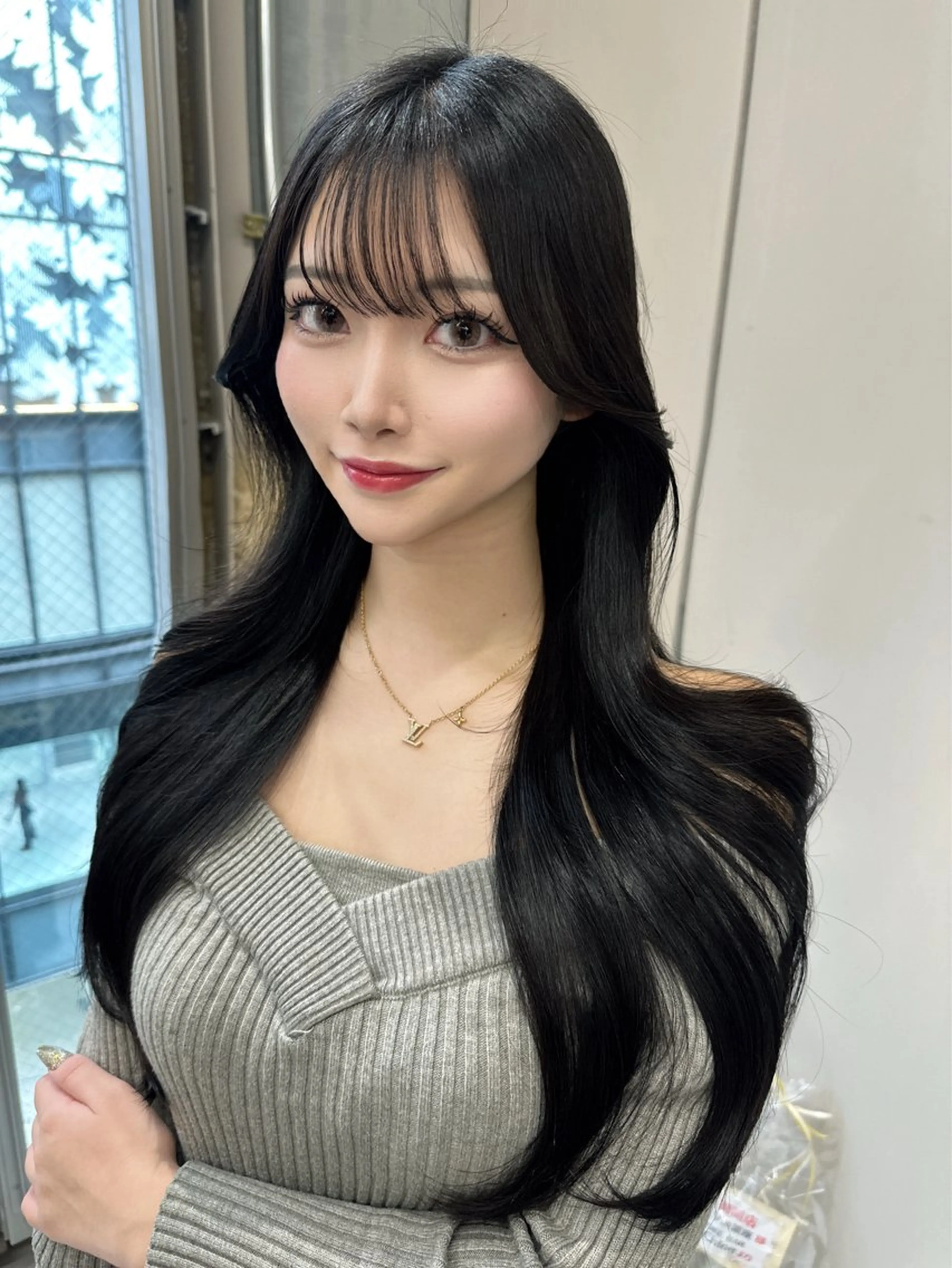 ロング 縮毛矯正 トリートメント カット ヘアカラー トリートメント 🫧髪質改善 講師🫧🍎幹細胞のヘアスタイル