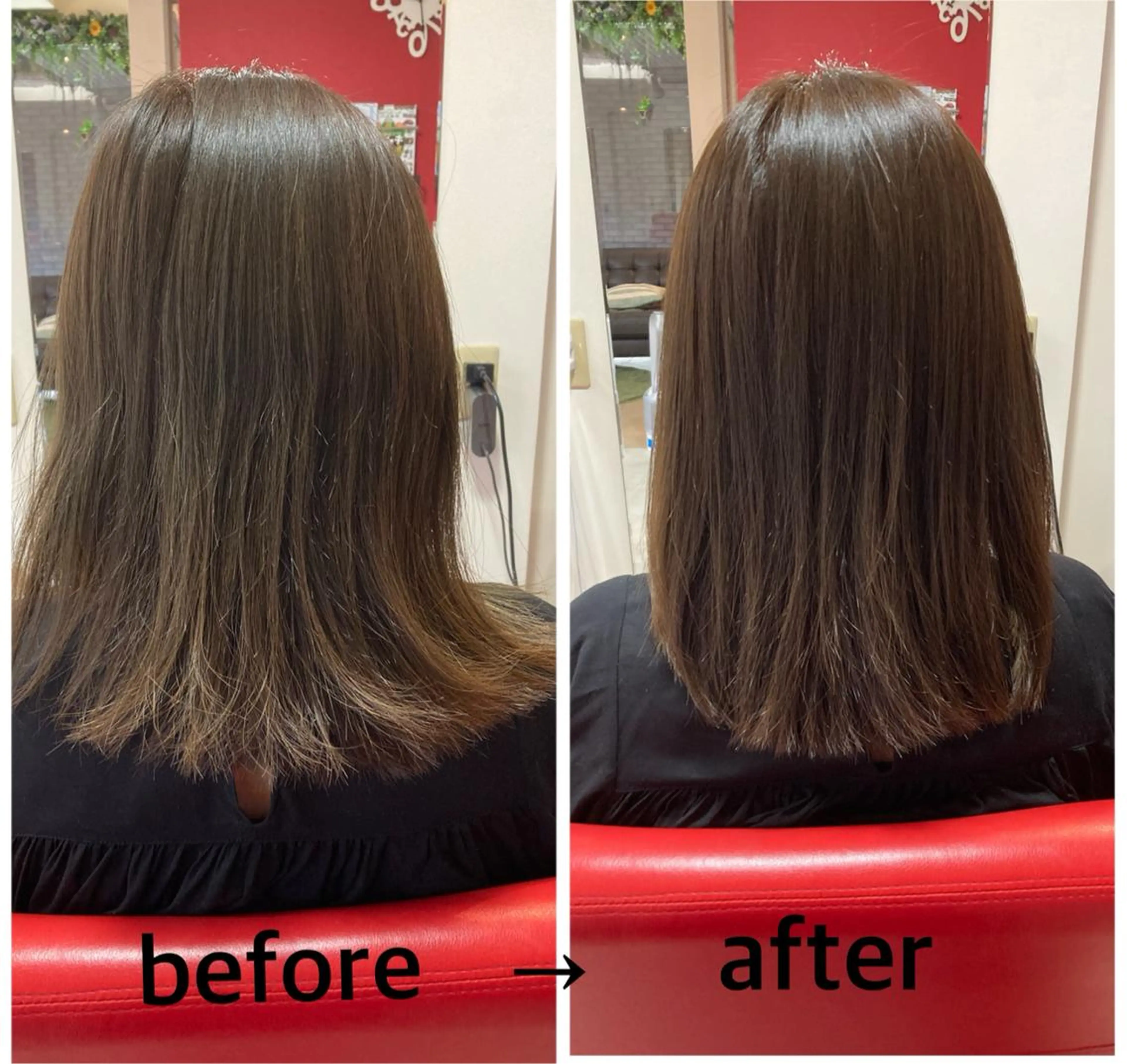 セミロング ルーチェ【luce】ヘアリゾート宝塚歌劇前店所属・岸本 友子のヘアスタイル