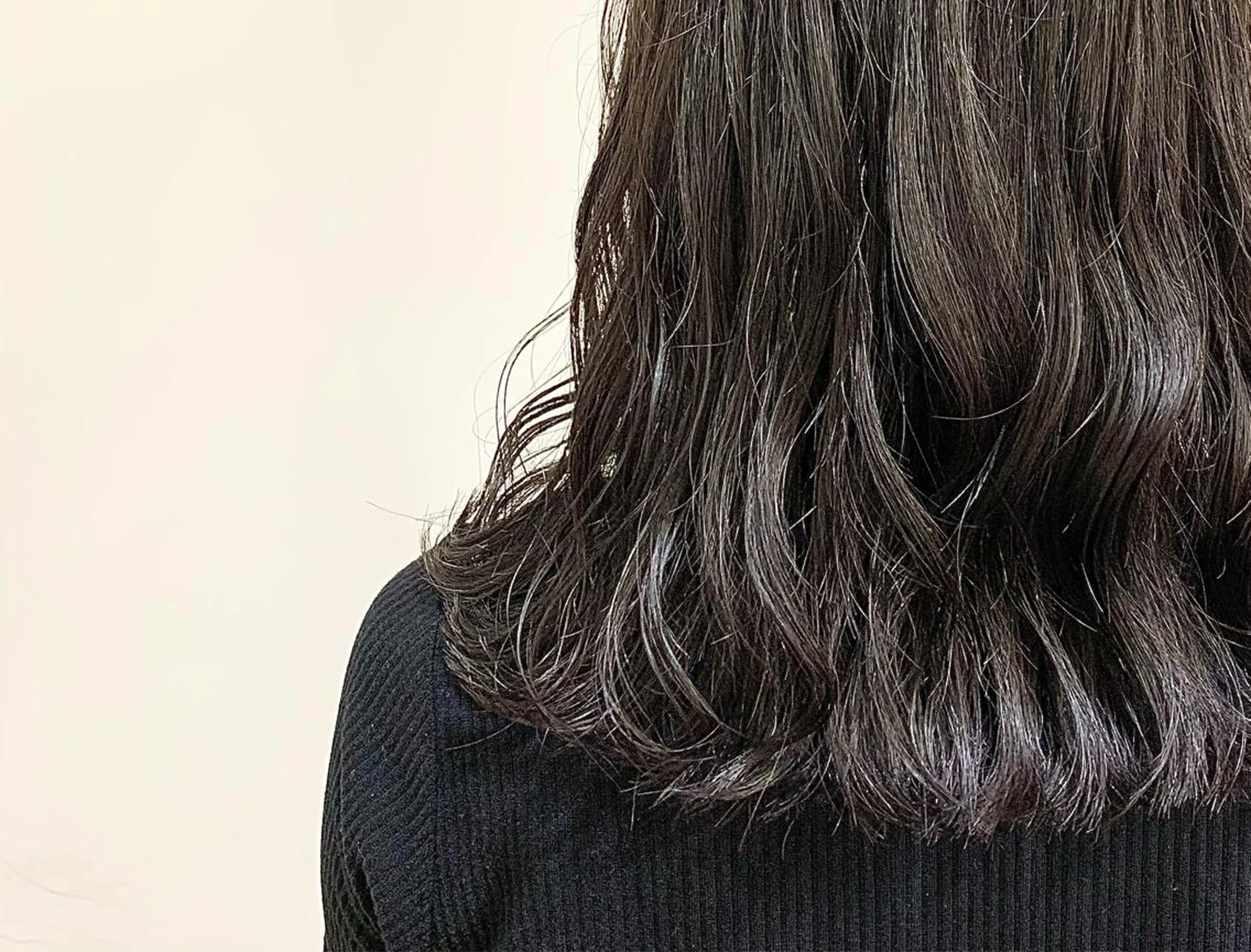 ミディアム カラー 黒髪 ラベンダーカラー 竹内 康浩のヘアスタイル