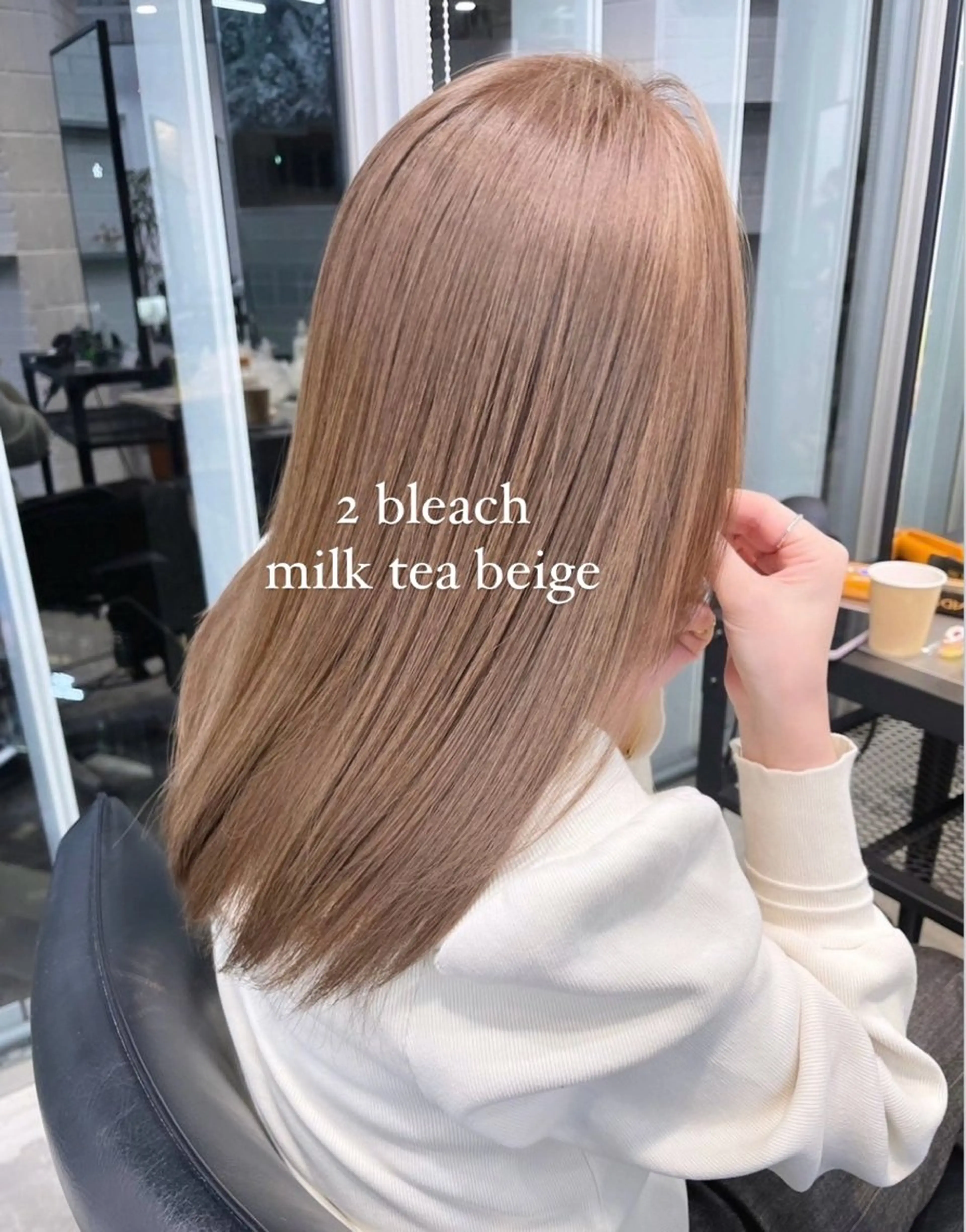 ミディアム カラー 🧸🎀ブリーチ ‪栄🎀🧸かのんのヘアスタイル