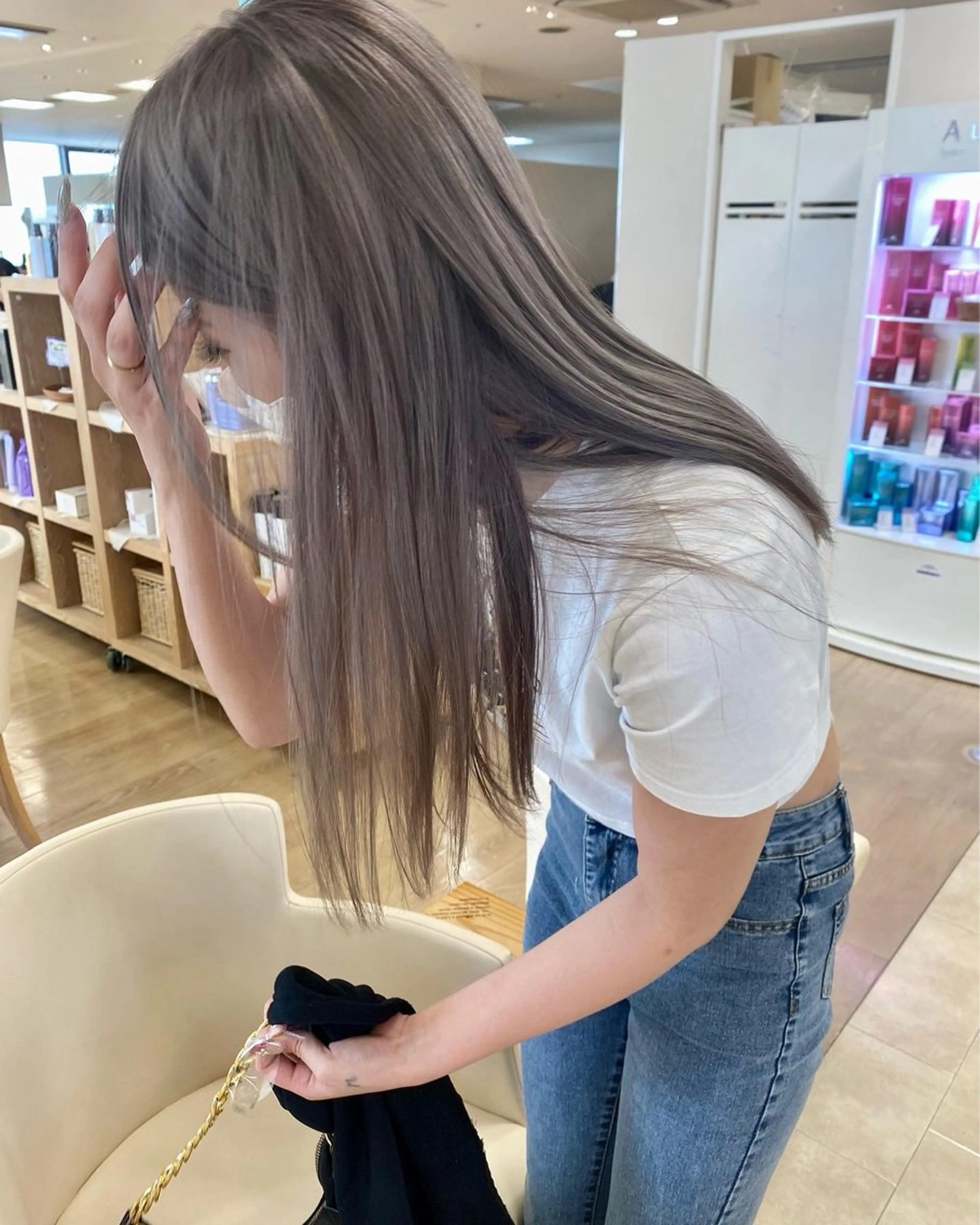 ロング カラー ブリーチ✨/似合わせ カラー💖/Yuzuのヘアスタイル