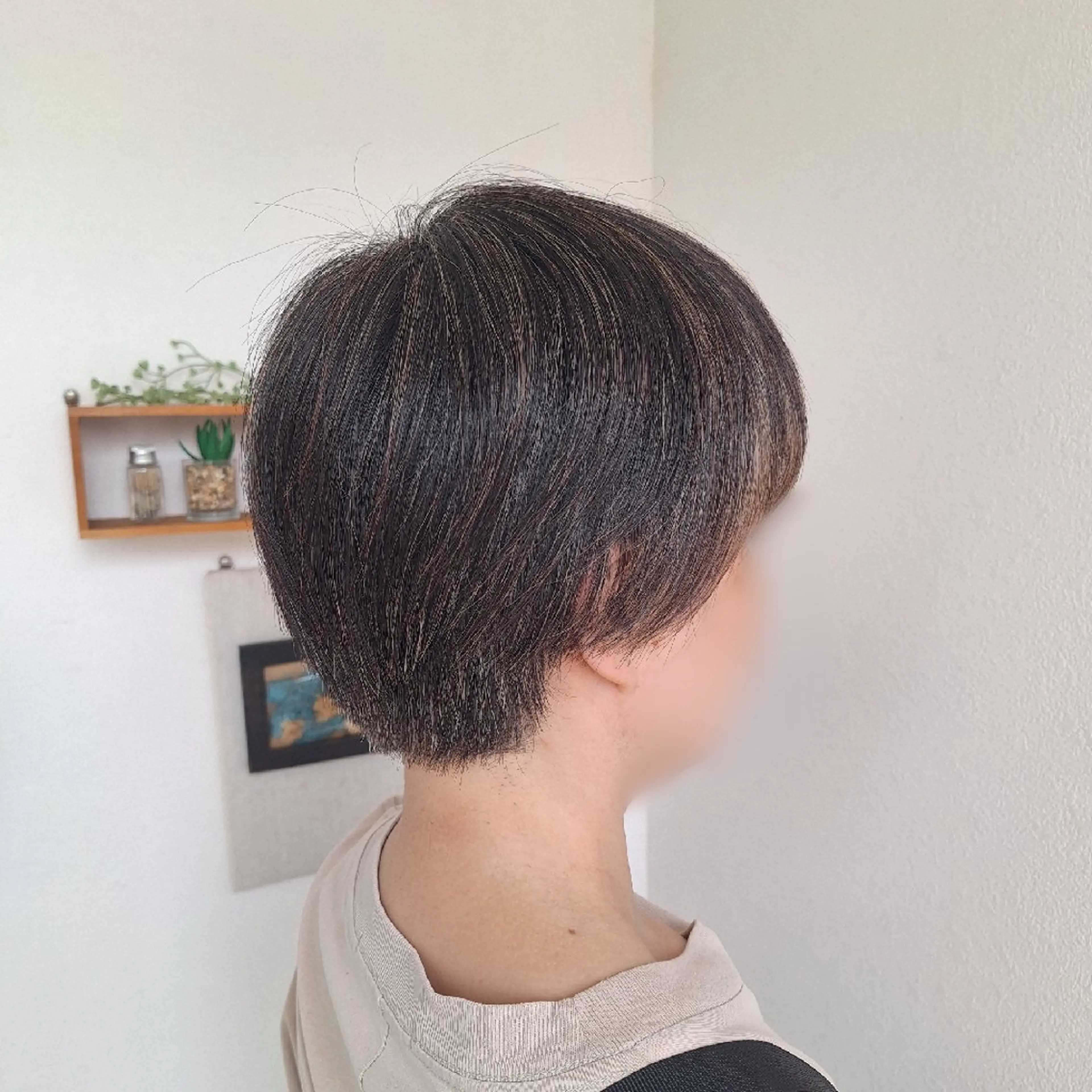 ショート 前田 千晶のヘアスタイル