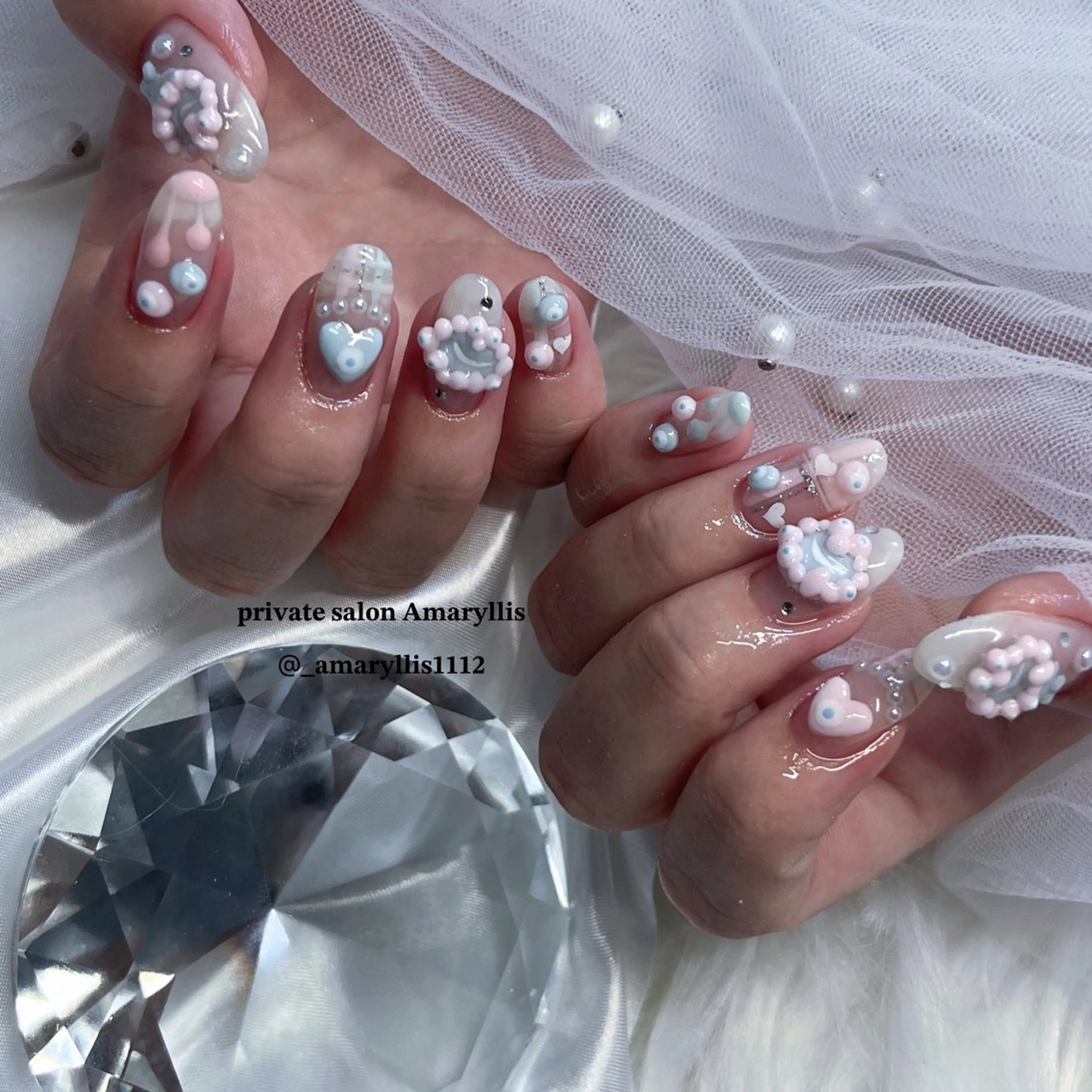 ネイル アートネイル 𝑹𝒆𝒏𝒐 八尾ネイルのネイルデザイン