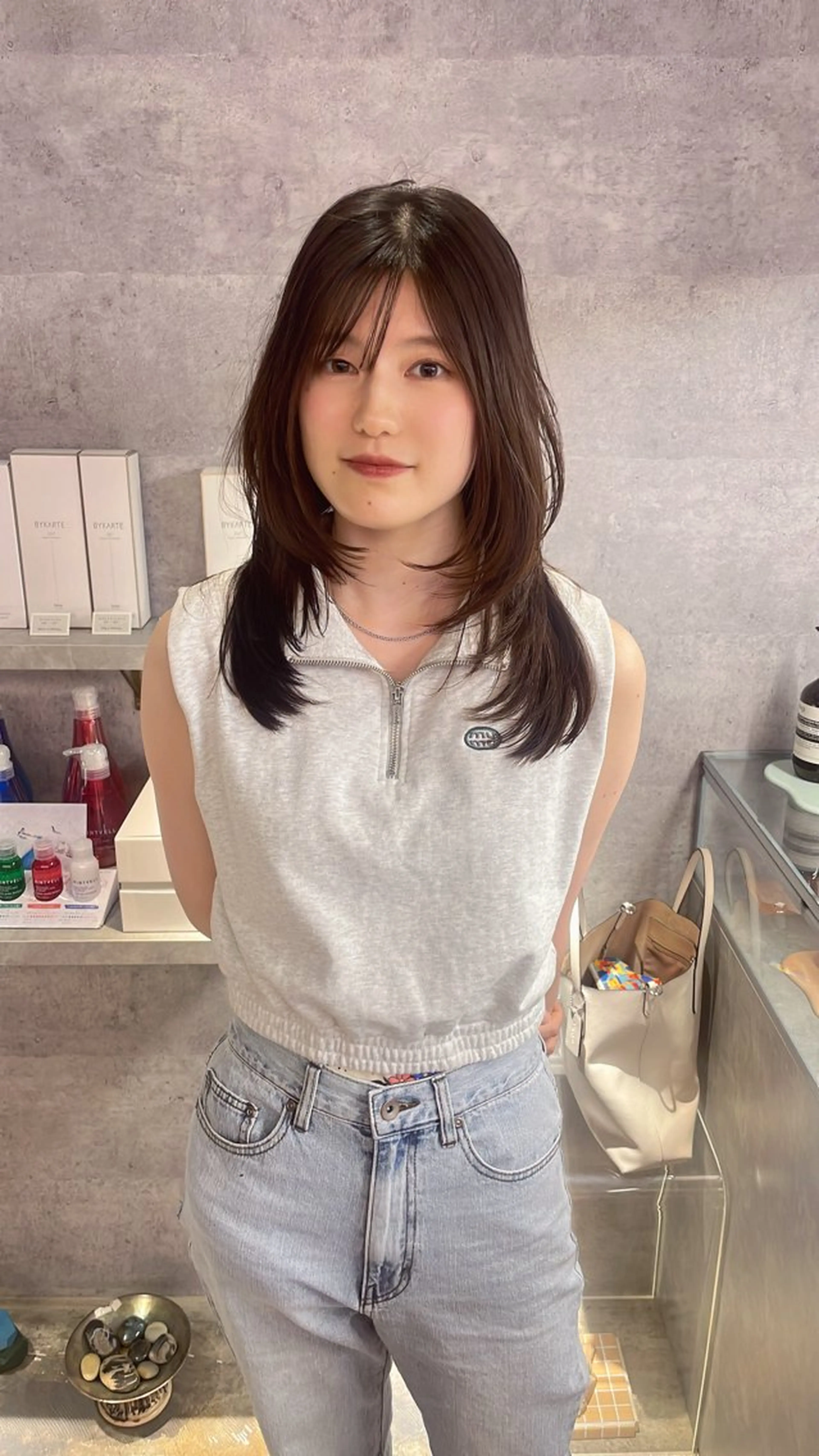ロング 鎌田 梨瑚のヘアスタイル