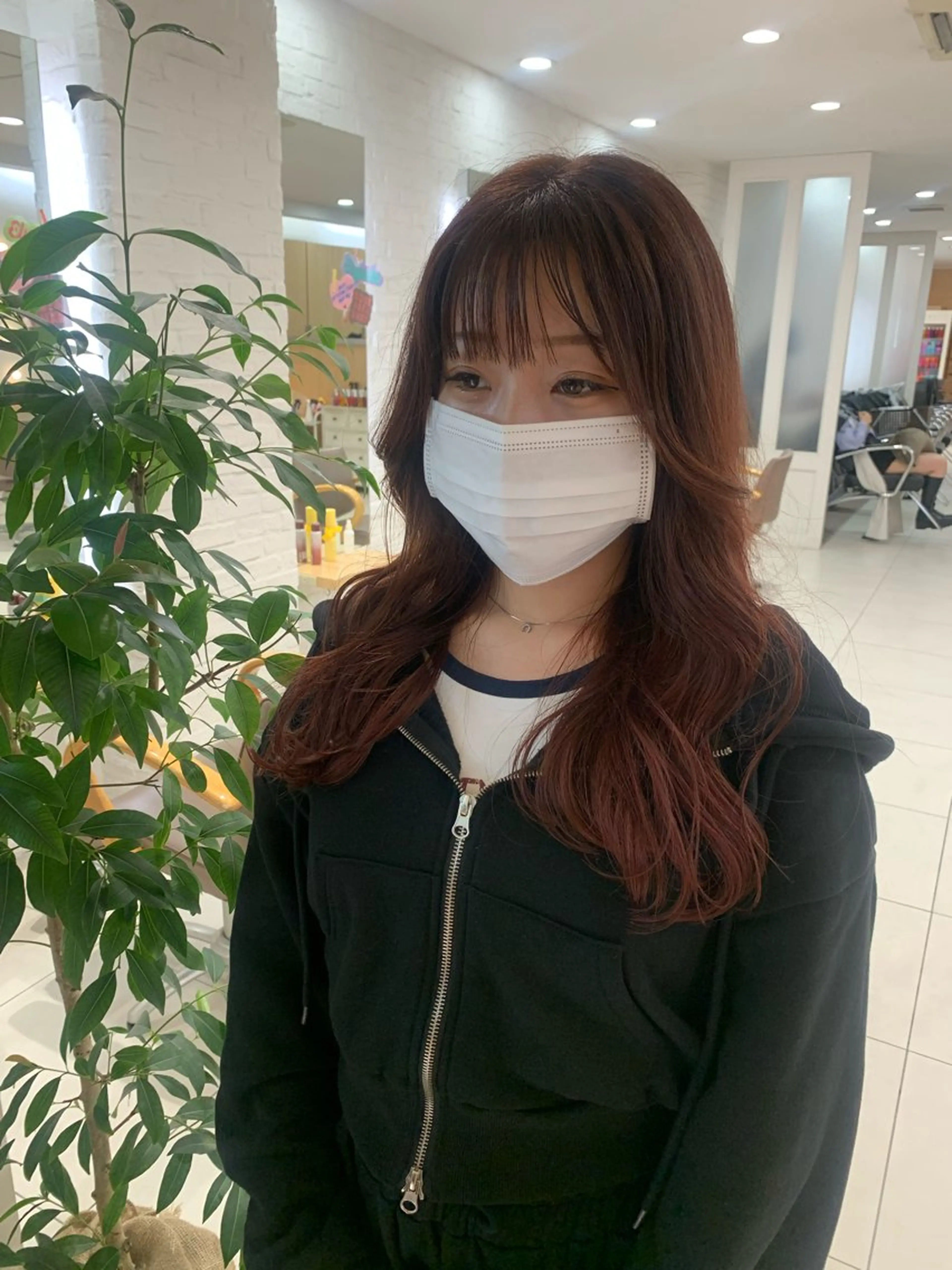 ロング カット ヘアカラー トリートメント 森田さち /金山/ハイトーンのヘアスタイル