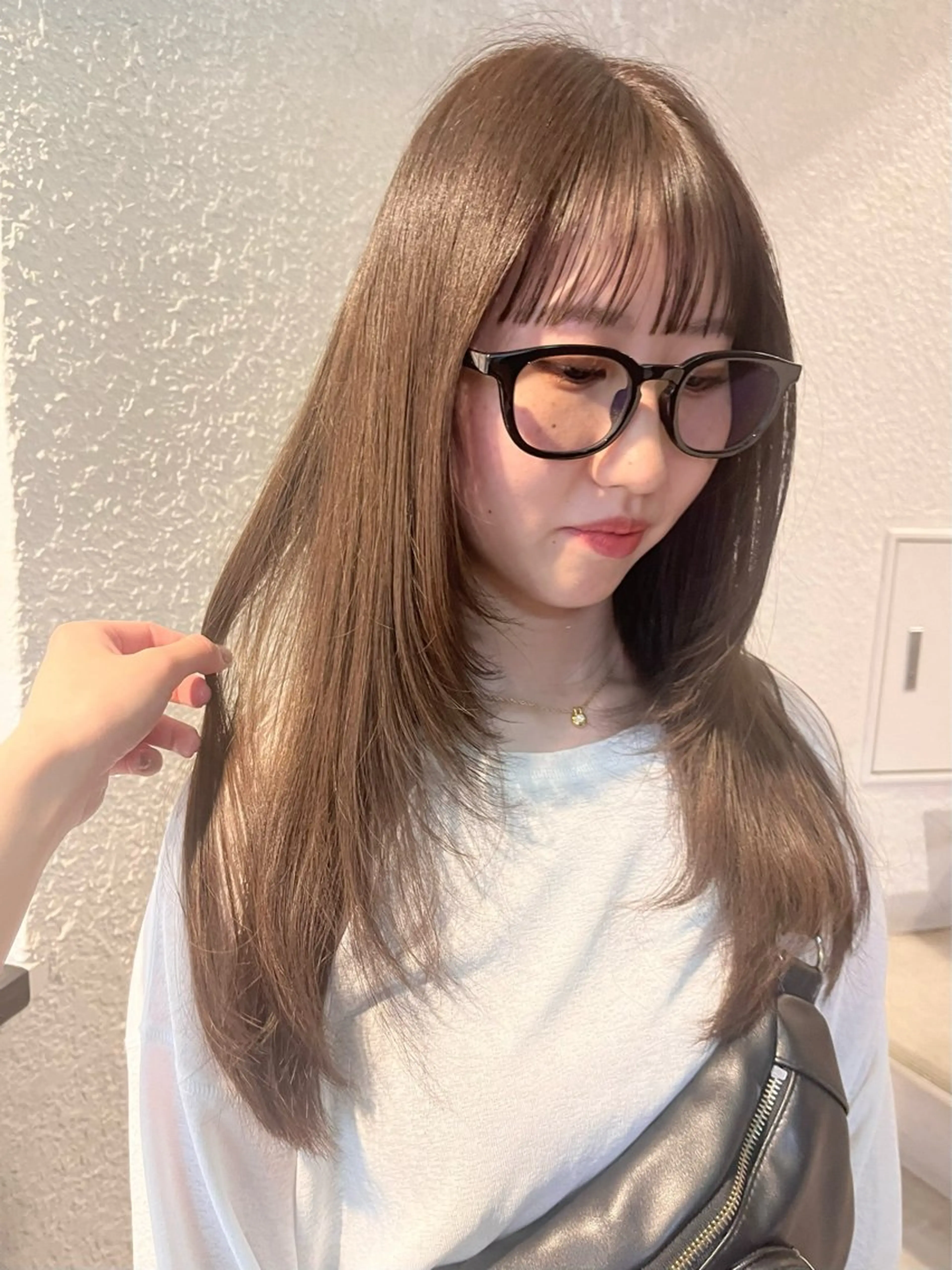 セミロング col sapporo所属・あざと可愛い💓 盛れる顔まわり/uiのヘアスタイル