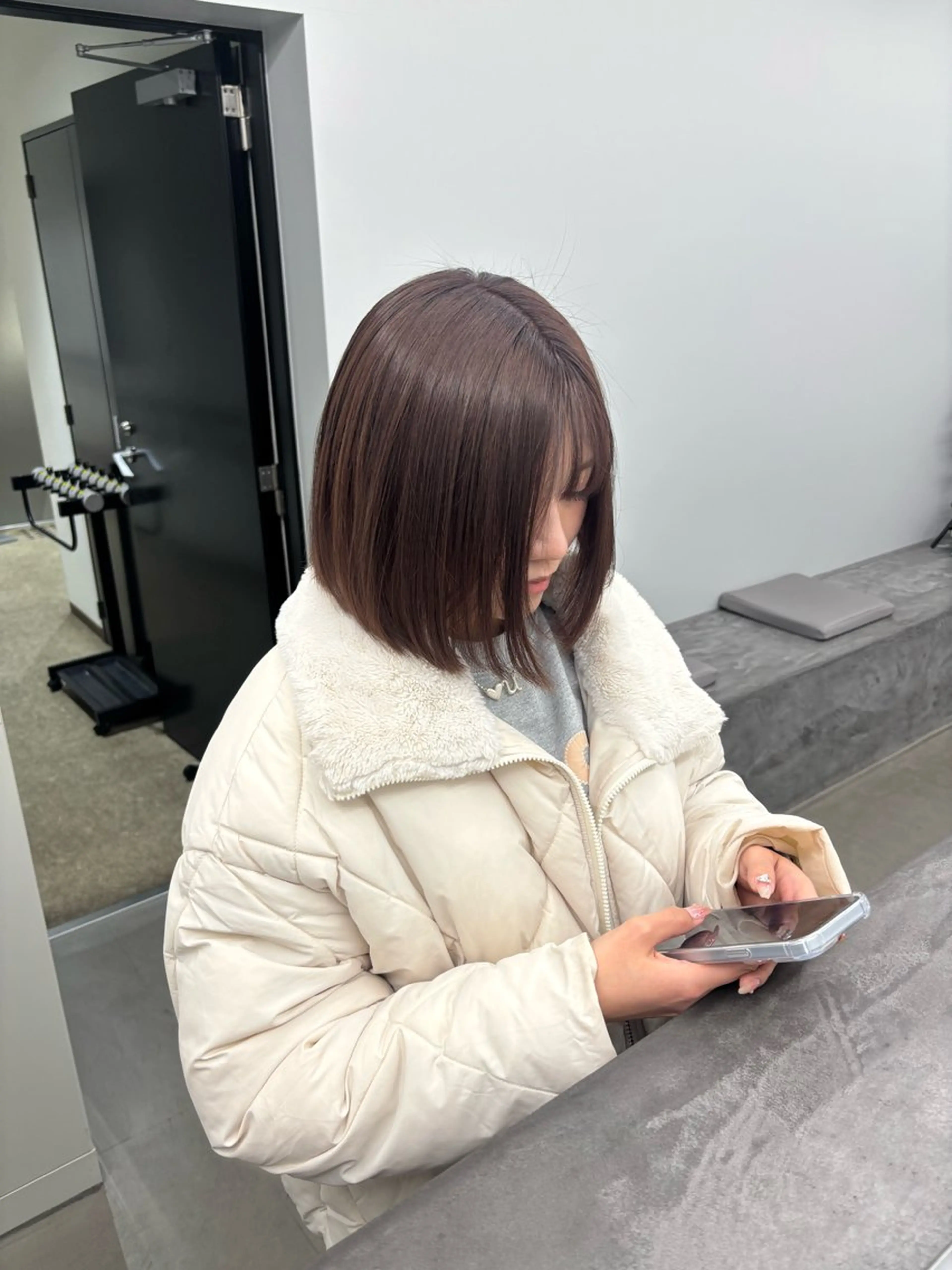 カラー ブラウンカラー ROCCOeast AKARIのヘアスタイル