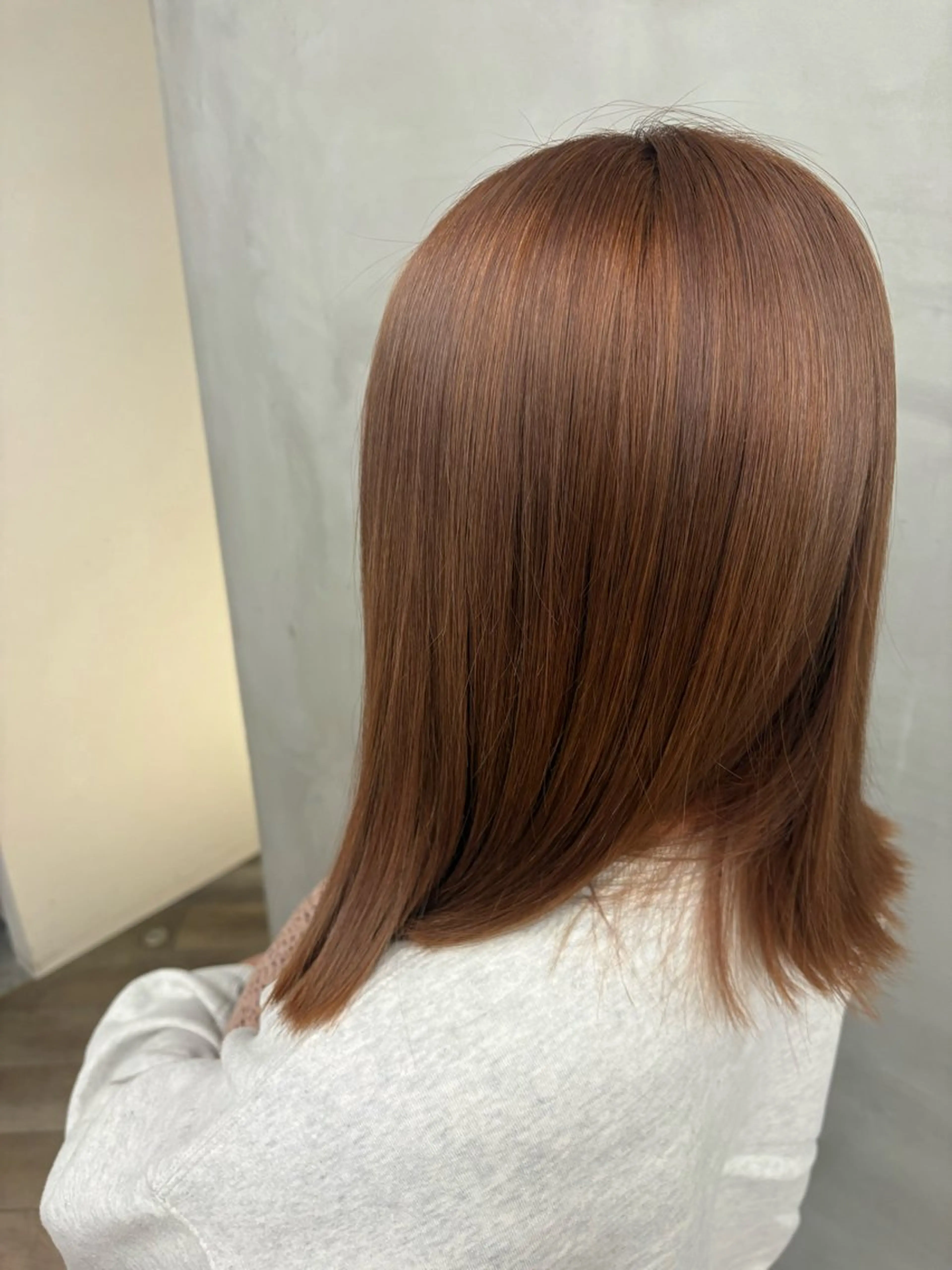 セミロング カラー ヘアカラー 鮫島海斗☆レイヤー☆ ケアブリーチ☆パーマのヘアスタイル