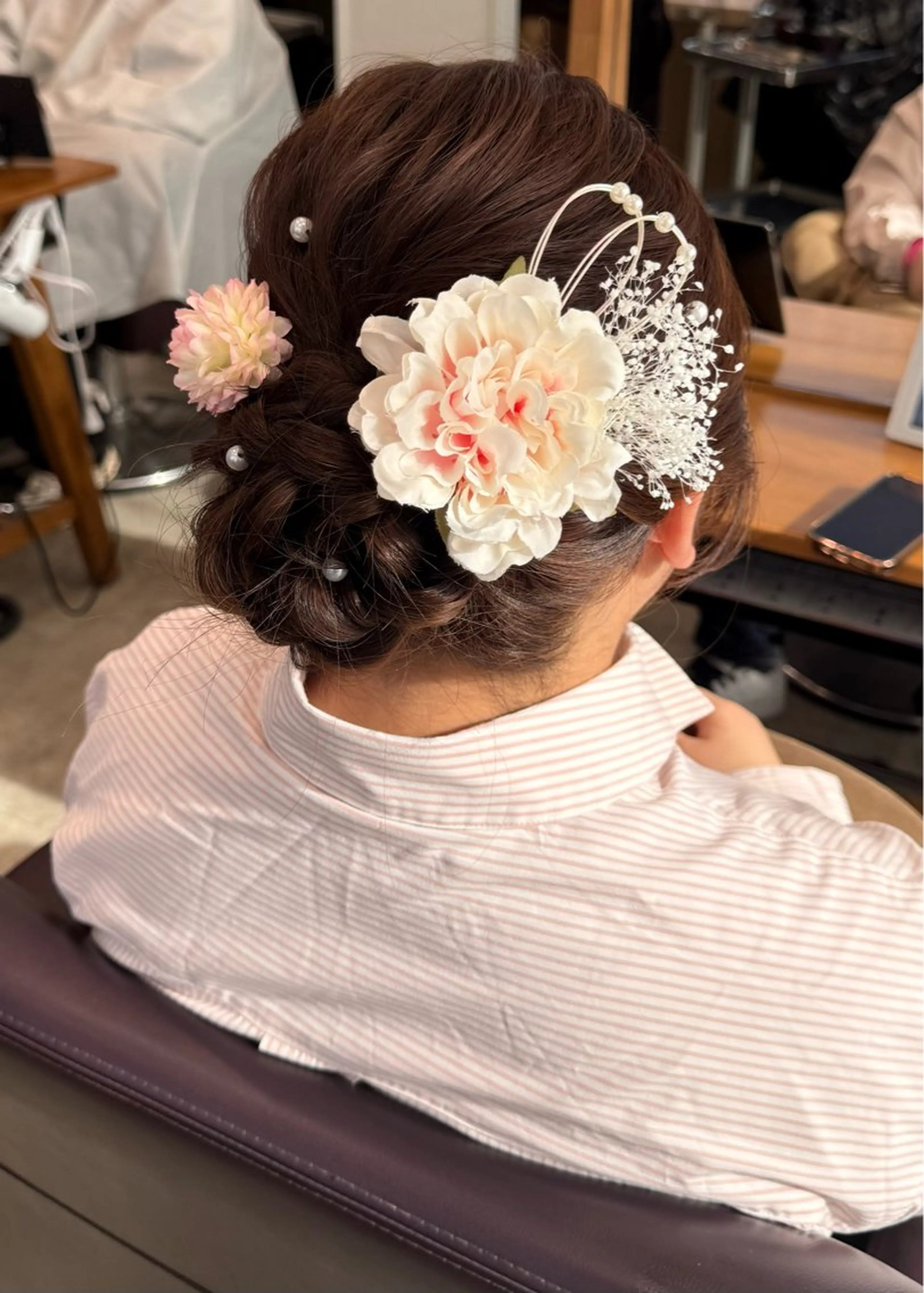 ヘアアレンジ ヘアセット ハイトーン/ダブル カラー/あやかのヘアスタイル